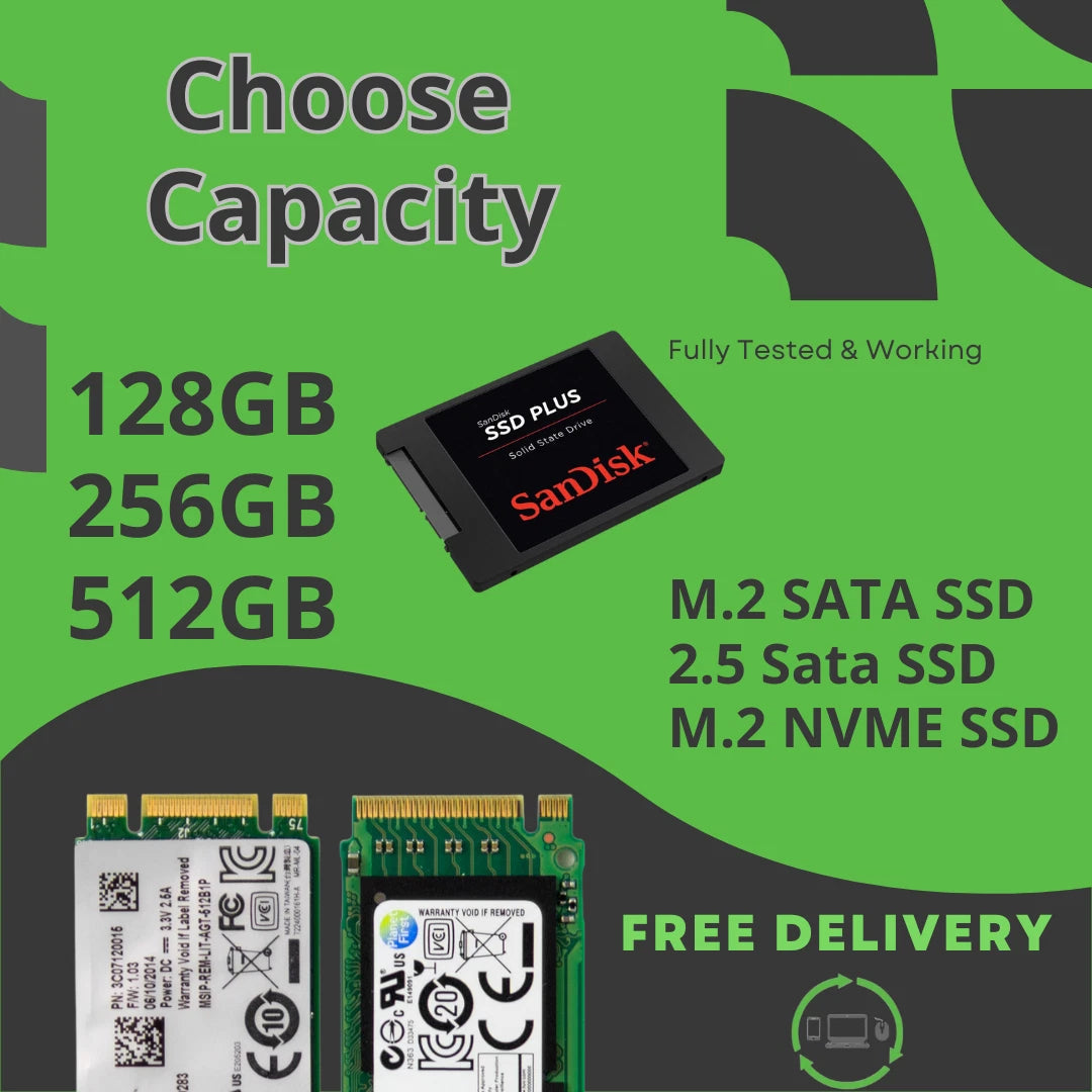 2.5" M.2 Sata NVME- 128GB - 256GB - 512GB - WholeSale Discount SSD