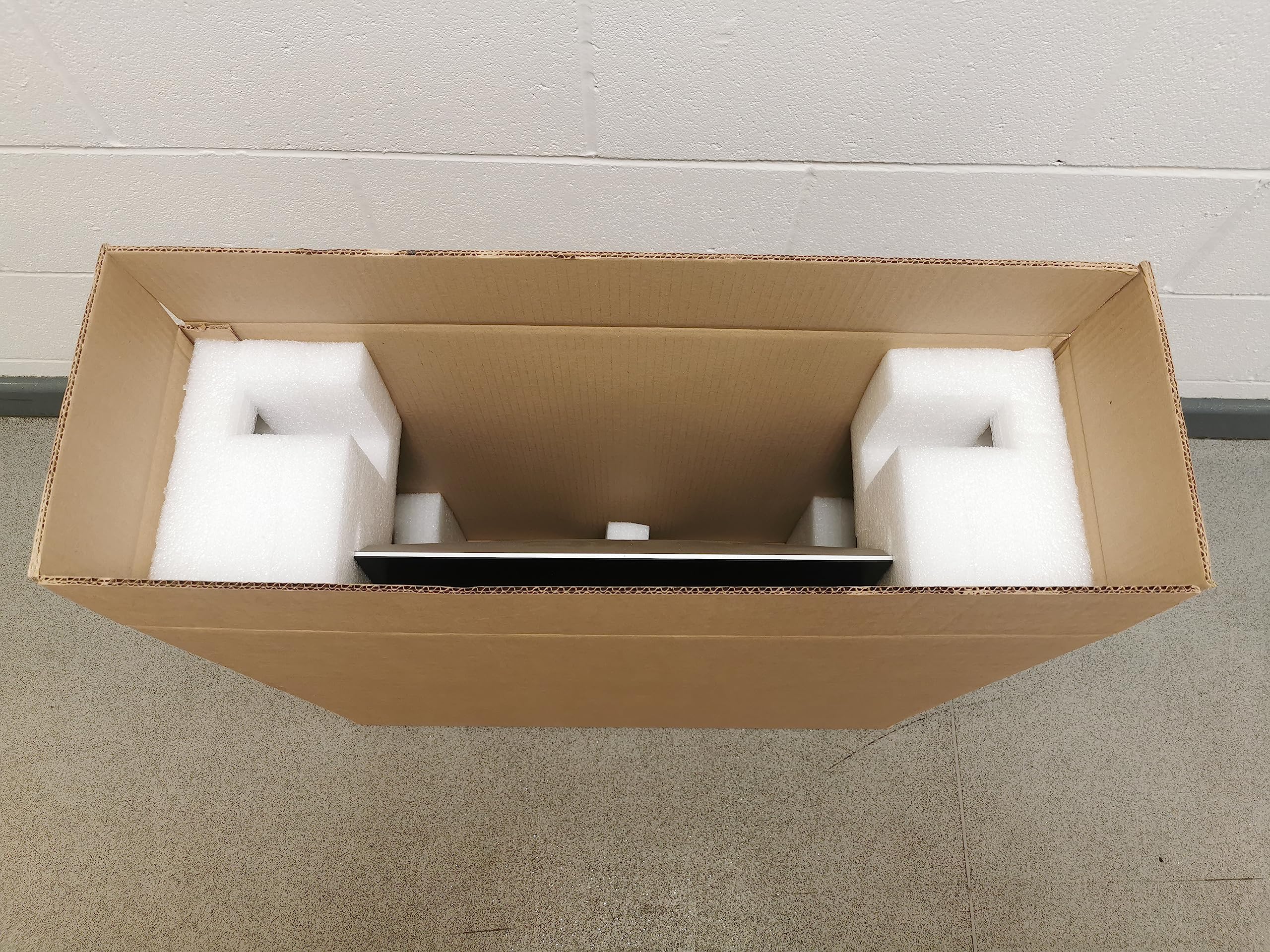 Apple iMac 27" heavy duty shipping box Poly inserts - Brown Storage transport