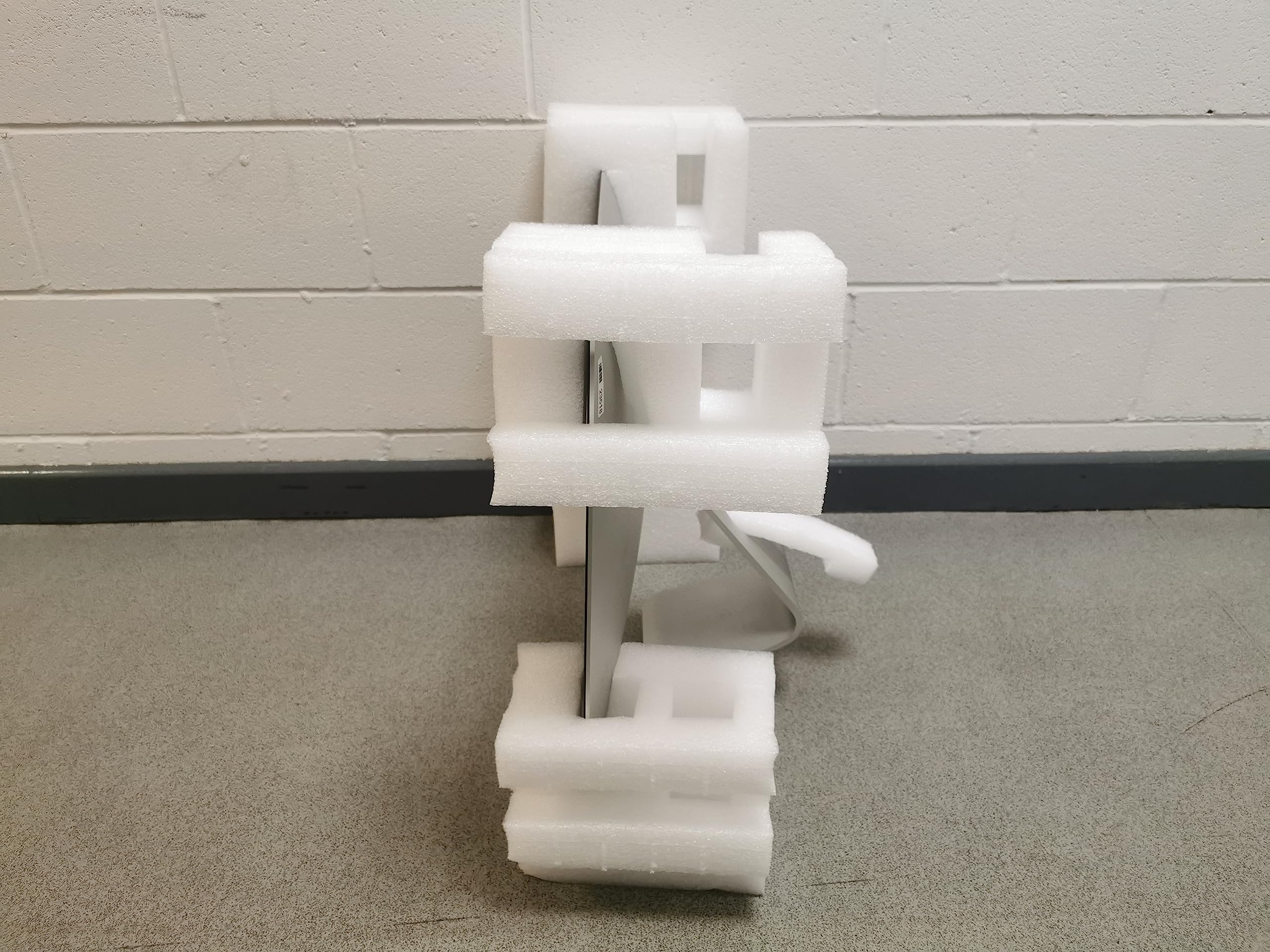 Apple iMac 27" heavy duty shipping box Poly inserts - Brown Storage transport