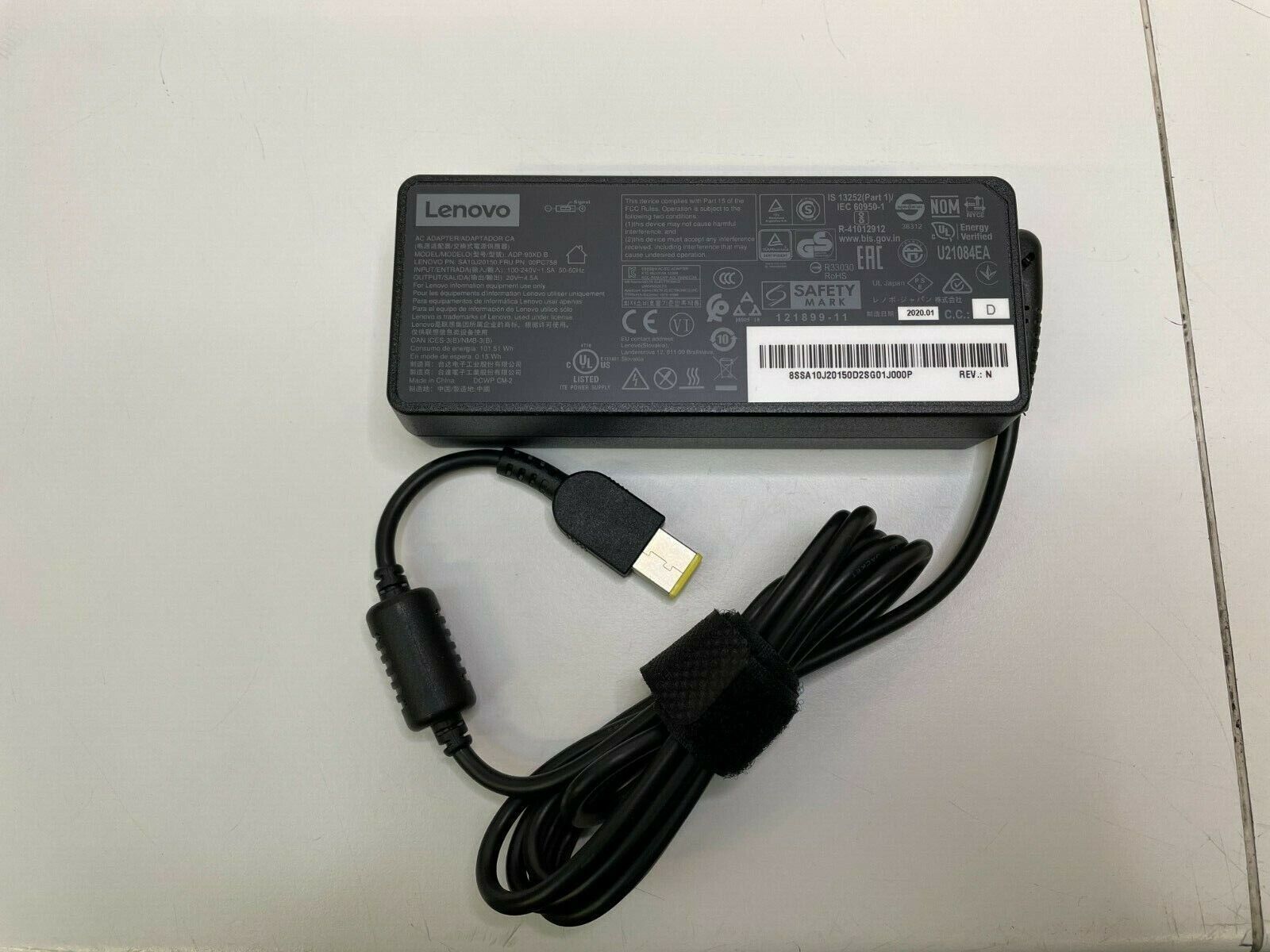 Genuine Lenovo Thinkpad 90W Charger - PSU Power Adaptor 20V 4.5A - 45N0238 - Used & Tested