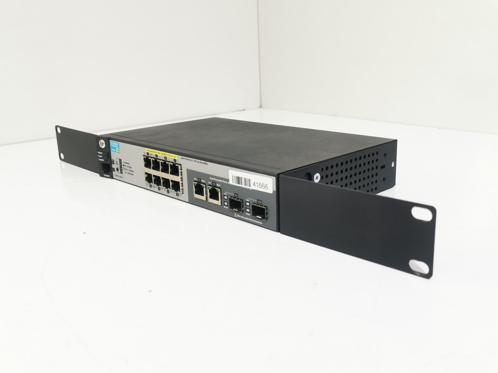 HP 2520G-8 J9298A 8 Port PoE Gigabit Network Ethernet Switch - No Power Supply