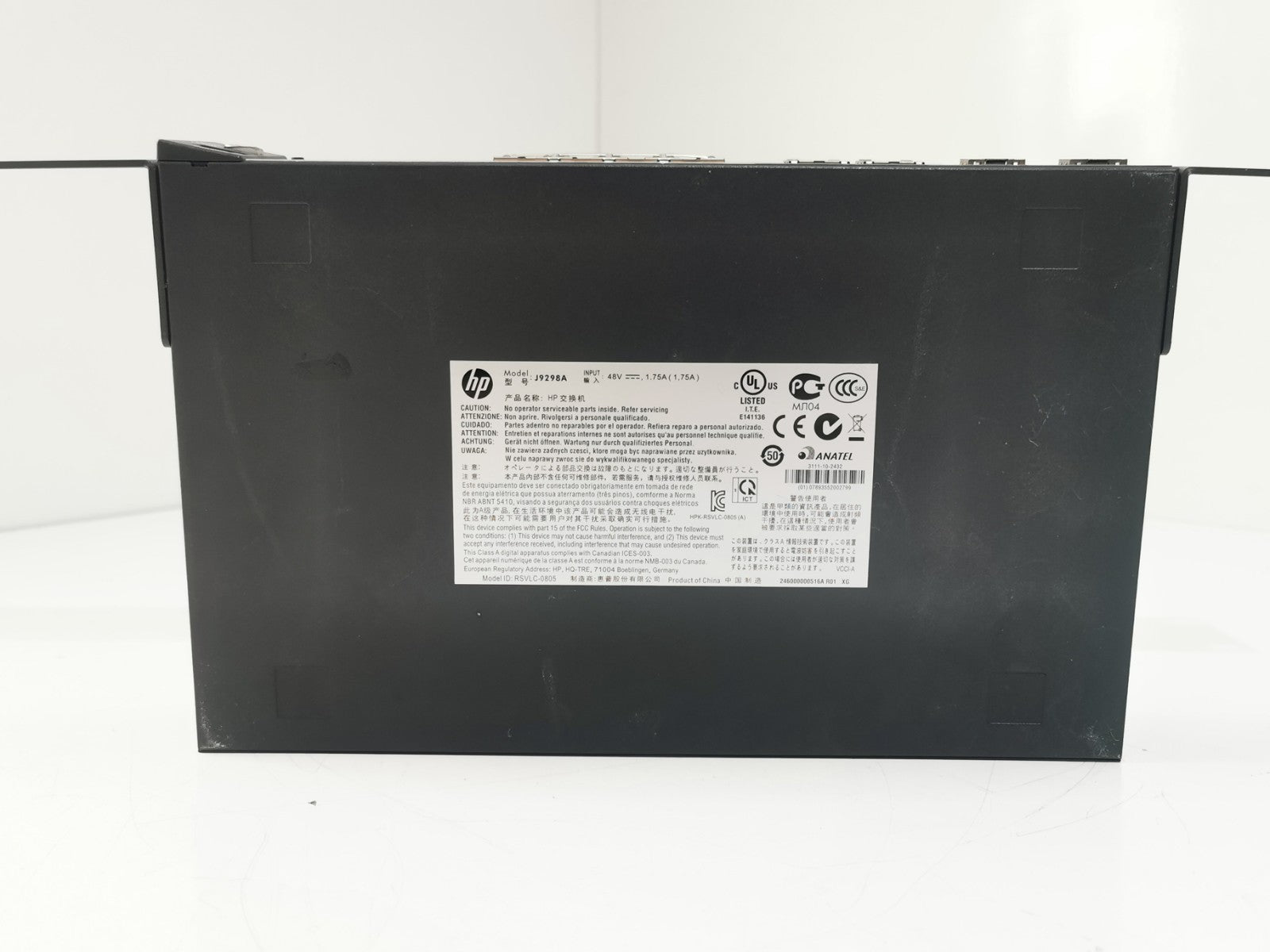 HP 2520G-8 J9298A 8 Port PoE Gigabit Network Ethernet Switch - No Power Supply