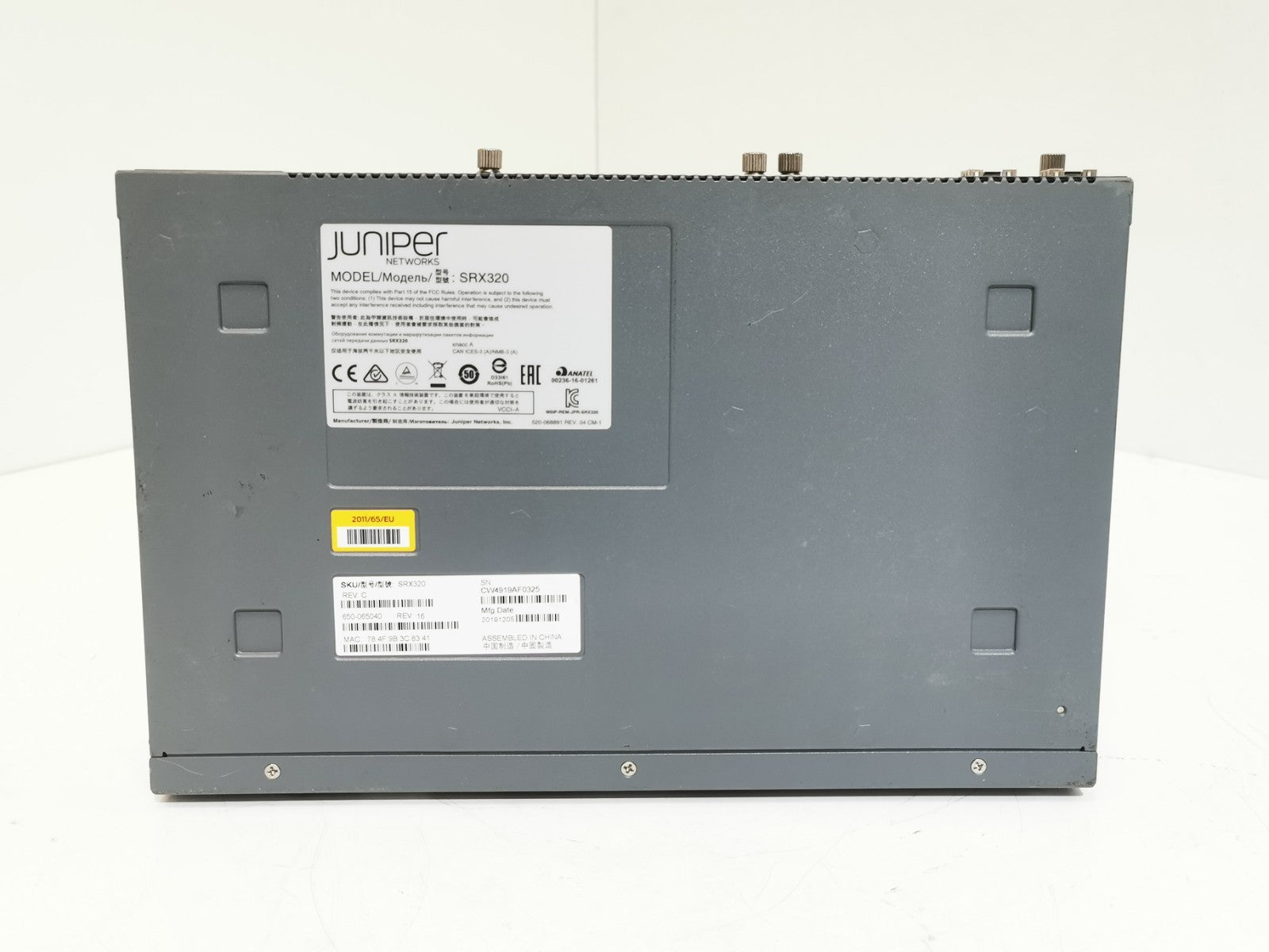 Juniper Networks SRX320 with No PSU Juniper SRX320 Juniper