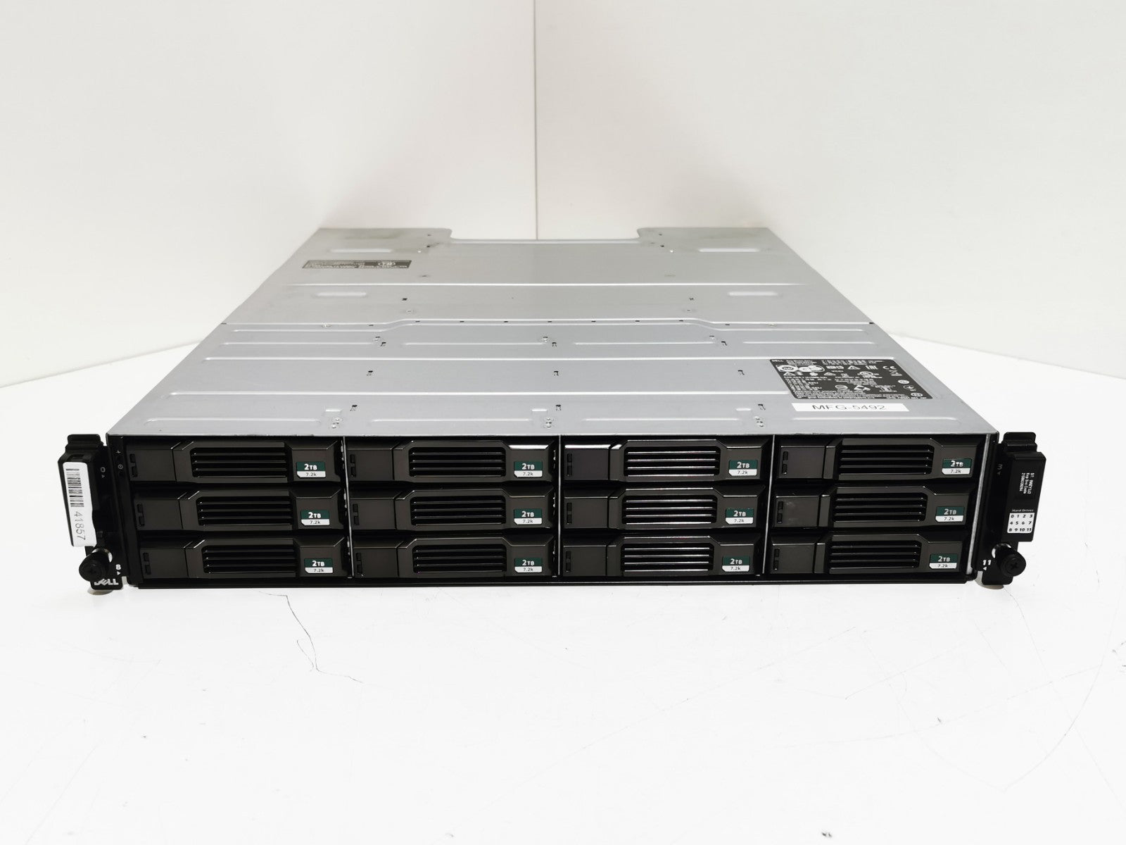Dell Compellent SC200 Expansion Enclosure 12 x HDD Bays 8x 2TB SAS Drives 16TB!!