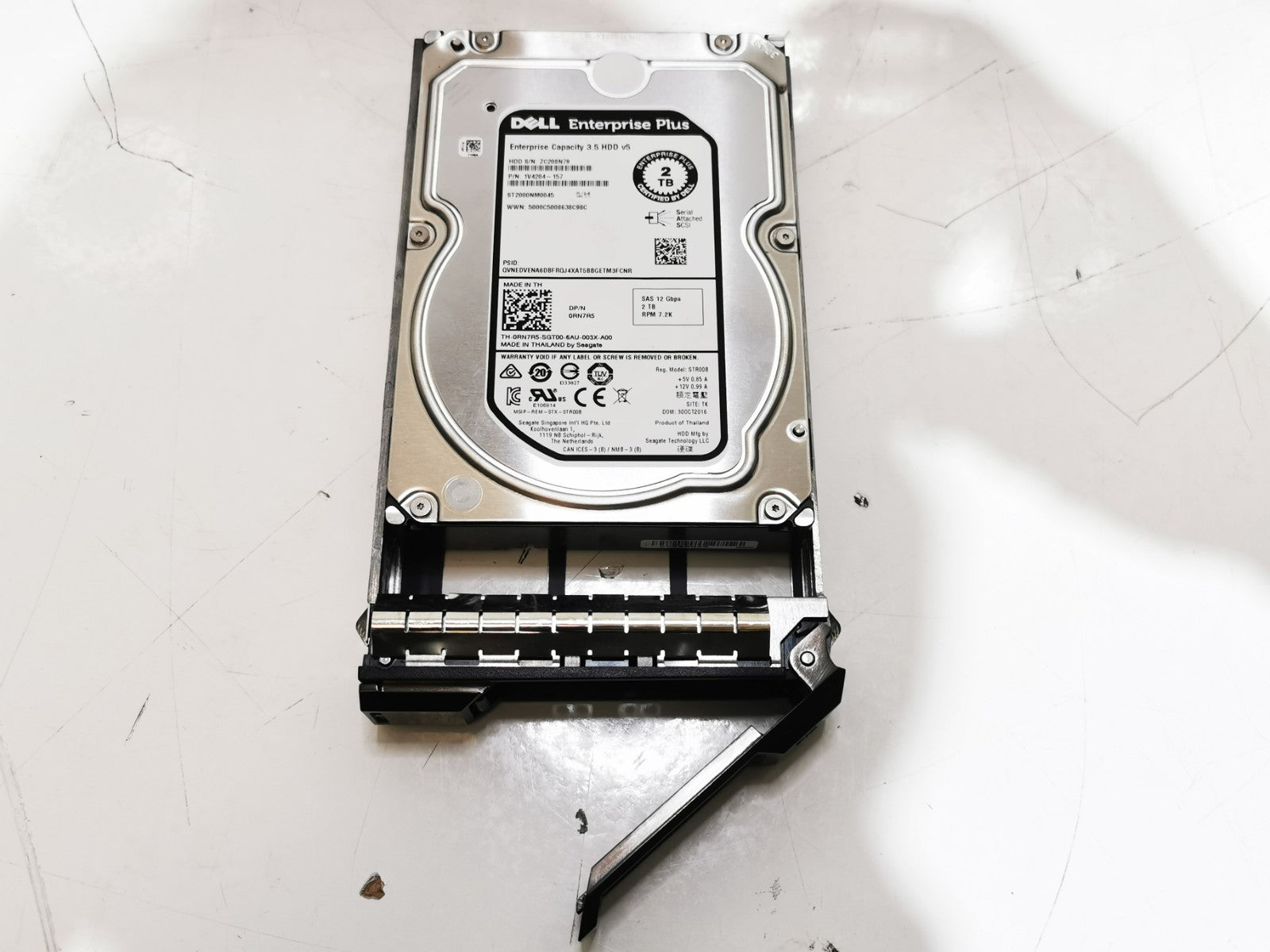 Dell Compellent SC200 Expansion Enclosure 12 x HDD Bays 8x 2TB SAS Drives 16TB!!