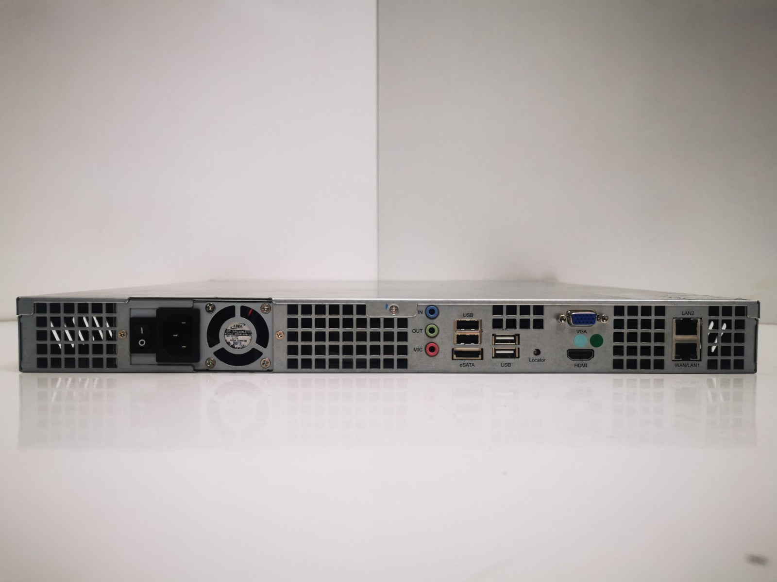 THECUS N4510U-S 4BAY 1U RACKNAS UNIT with Caddies