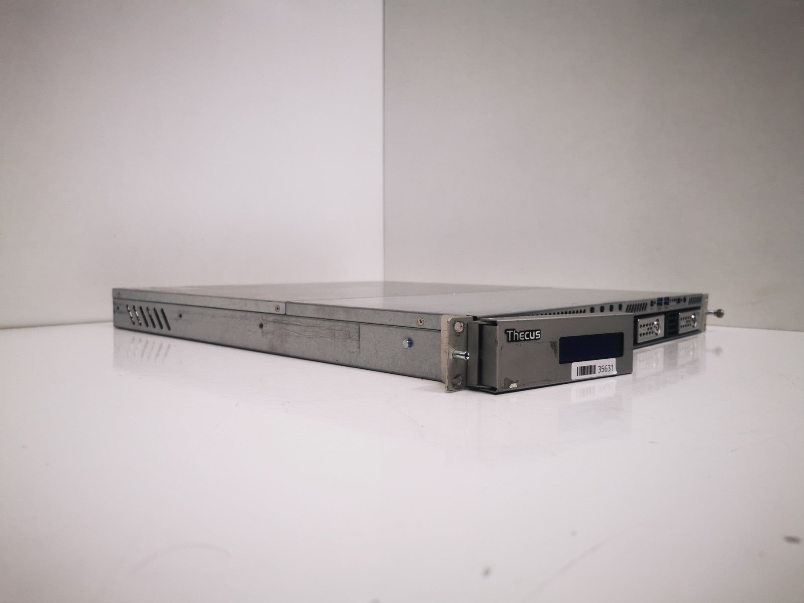 THECUS N4510U-S 4BAY 1U RACKNAS UNIT with Caddies