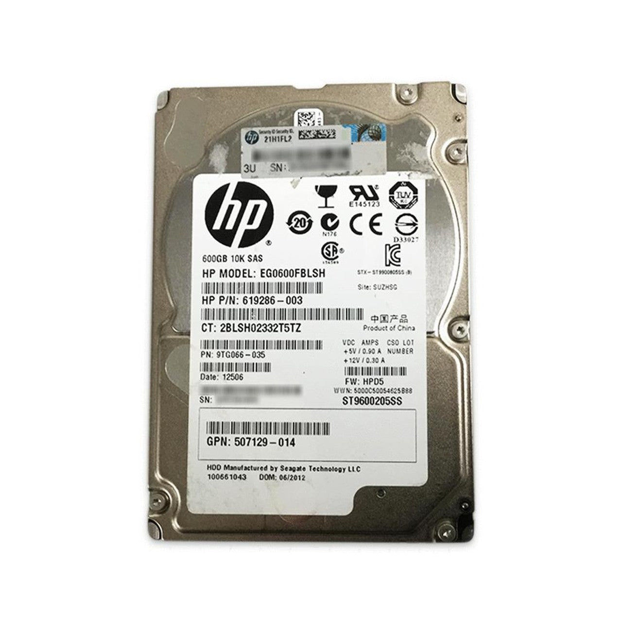 HP 600GB  2.5
