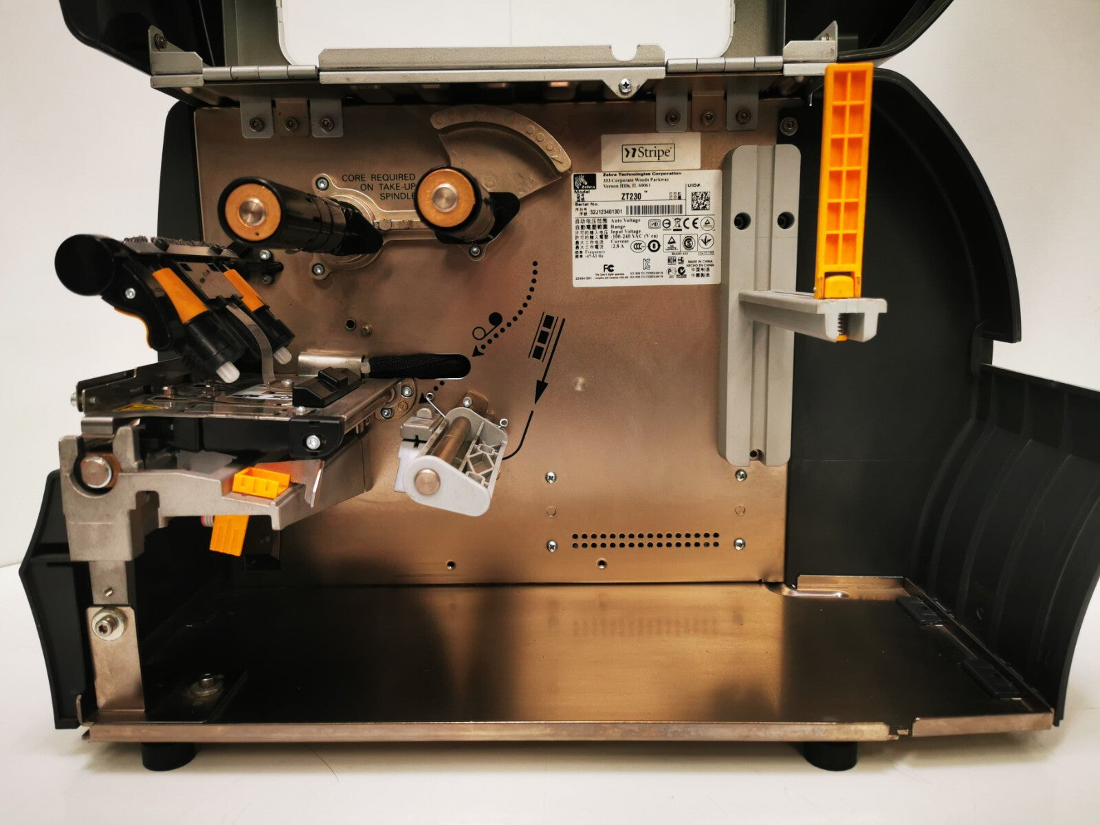 Zebra ZT230 Label Printer - Black / USB / Ethernet / RS232 / PSU Included