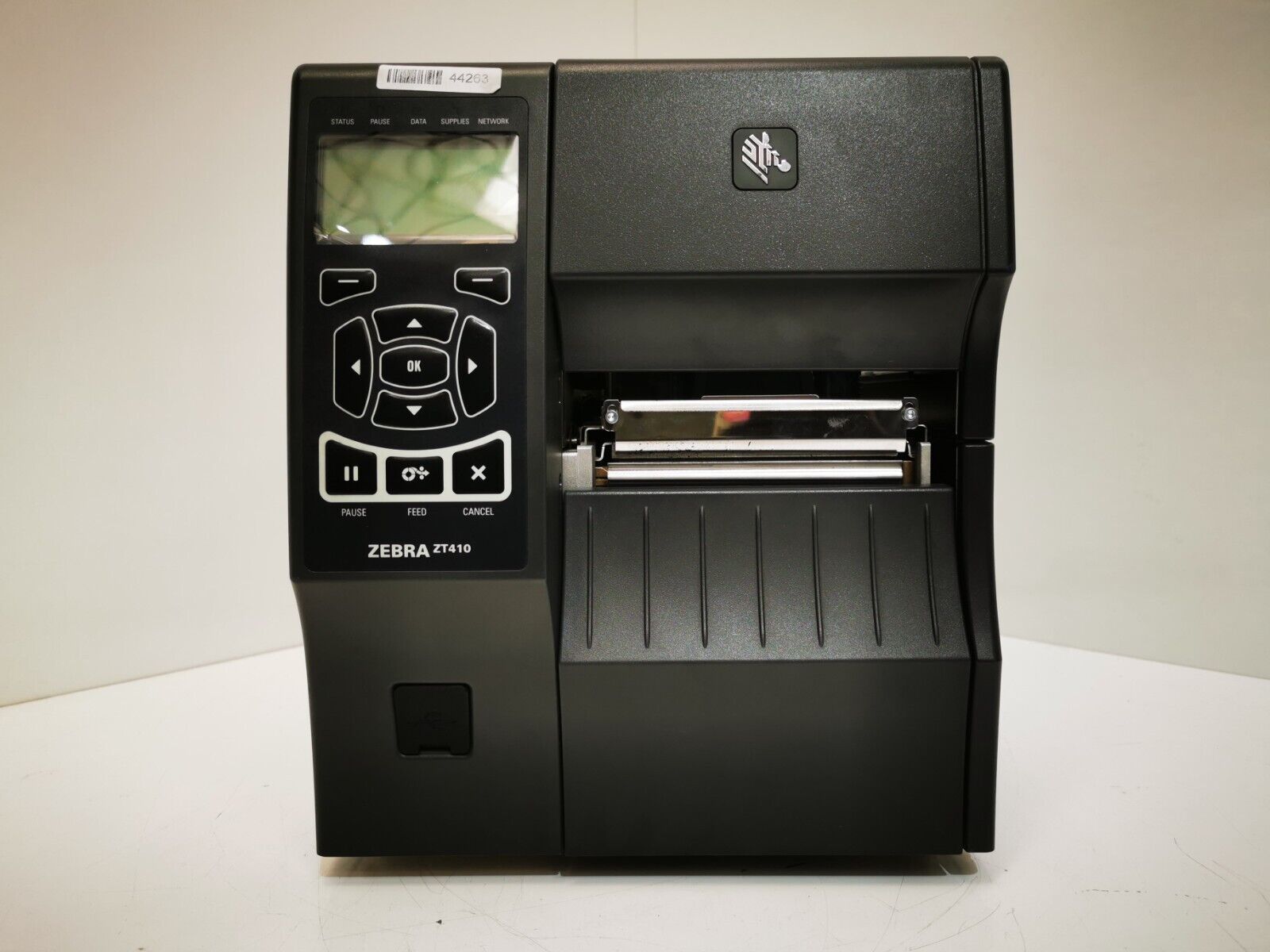 Zebra ZT410 Label Printer - Black/USB/Ethernet/RS232/PSU Included - Defects