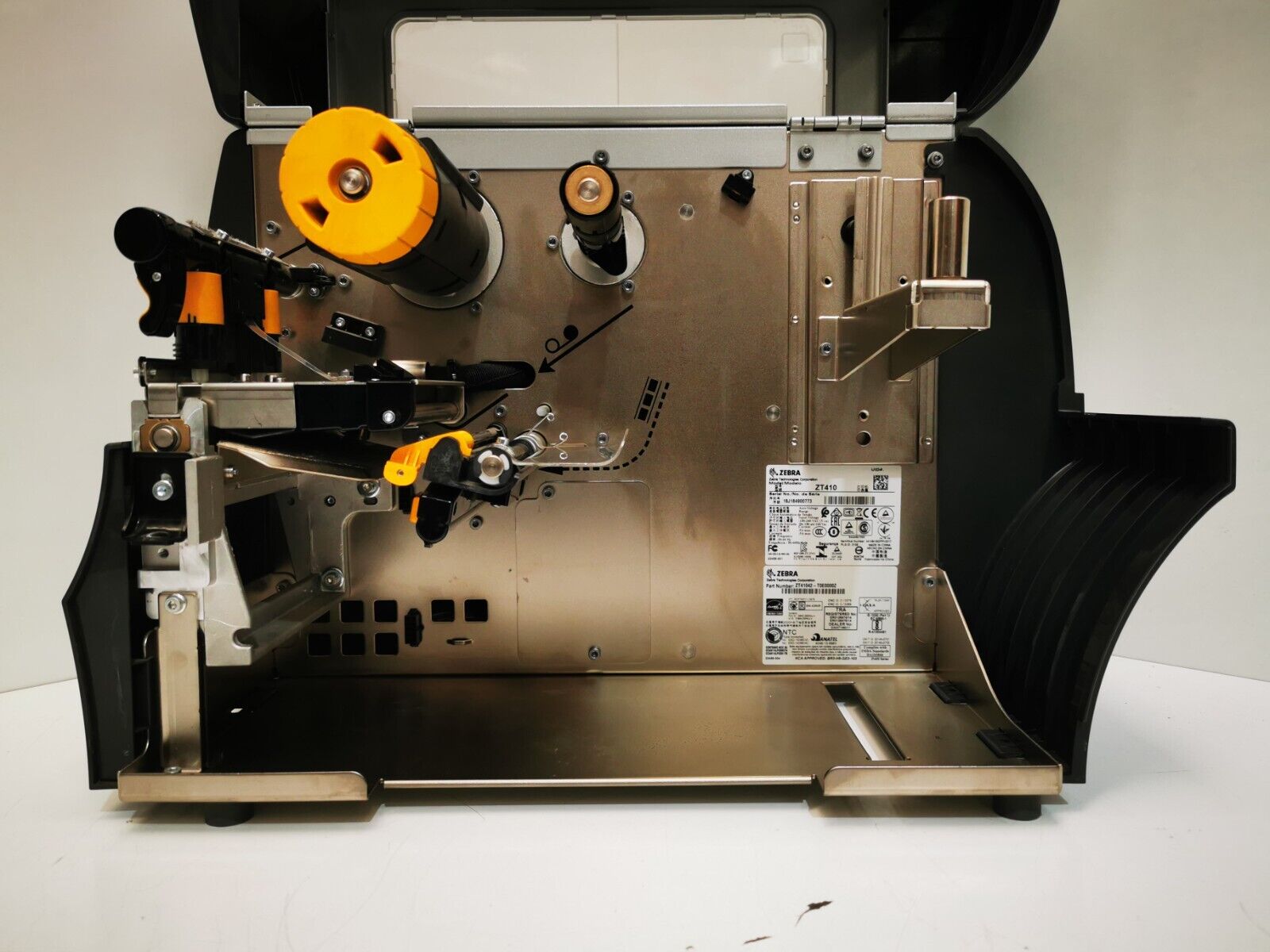 Zebra ZT410 Label Printer - Black/USB/Ethernet/RS232/PSU Included - Defects