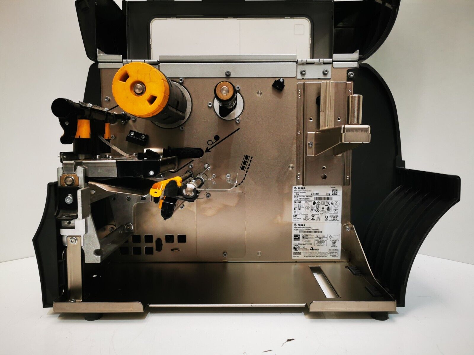 Zebra ZT410 Label Printer - Black / Ethernet / USB / RS232 / PSU Included