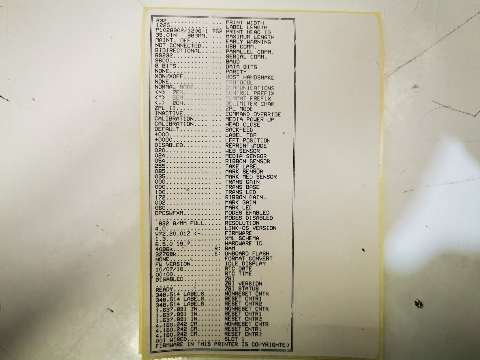 Zebra ZT230 Label Printer - Black/USB/Ethernet/RS232/PSU Included - Defects