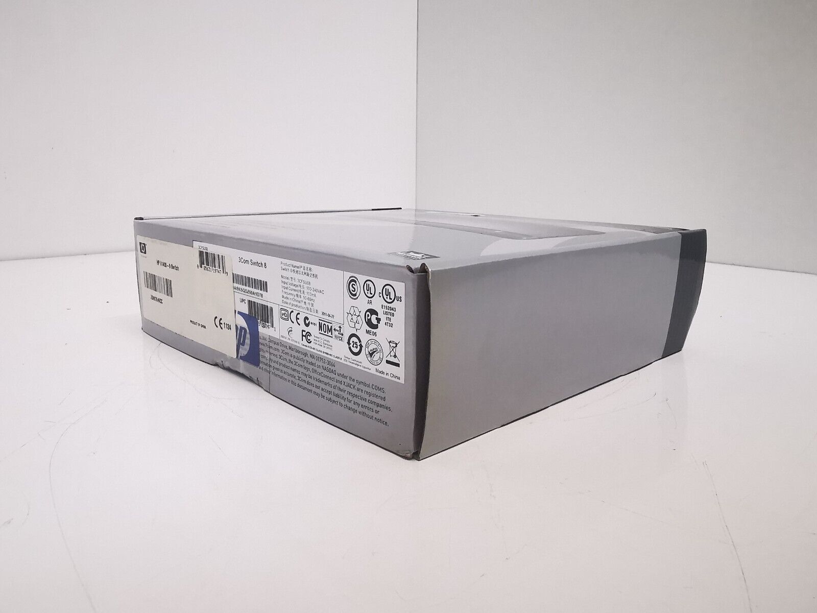 HP/3COM V1405 (JD867A)8-Port Gigabit Ethernet Switch - New Open Box