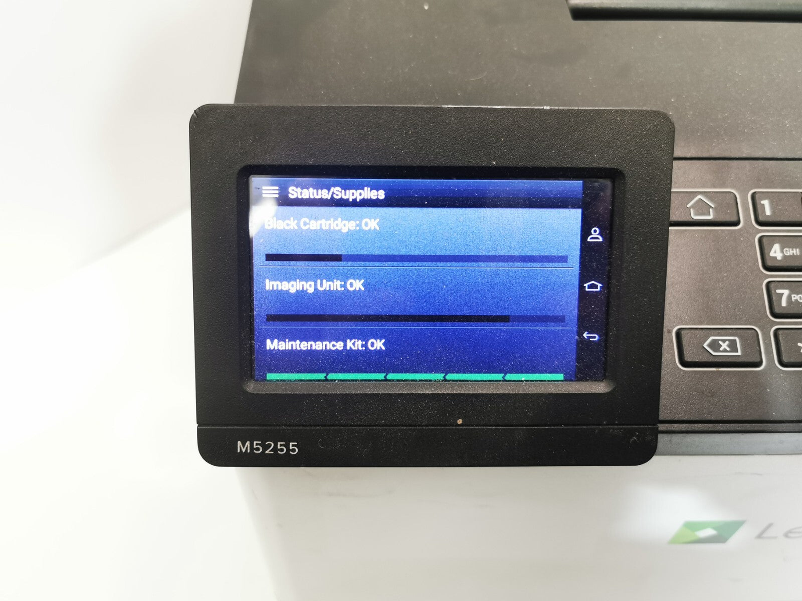 Lexmark M5255 Monochrome Laser Printer - USB/Ethernet - 30179 Page Count