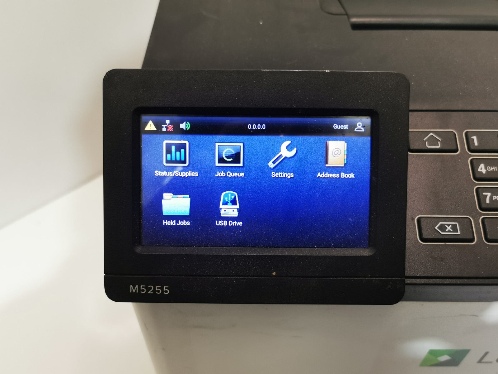 Lexmark M5255 Monochrome Laser Printer - USB/Ethernet - 30179 Page Count