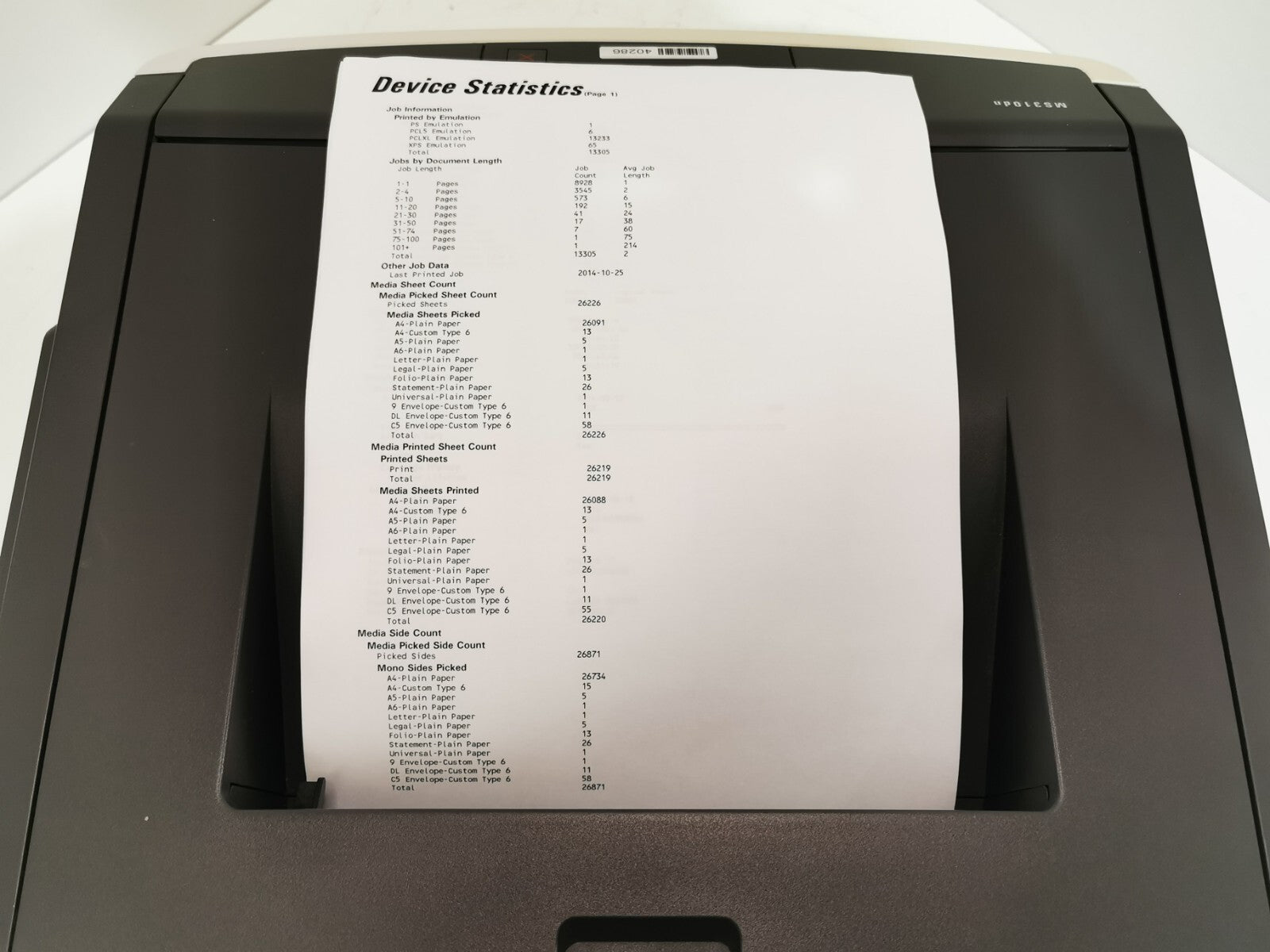 Lexmark MS310dn Mono Laser Printer - USB/Ethernet - 26226 Page Count