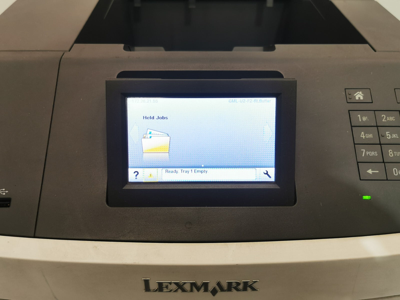 Lexmark M5155 Mono Laser Printer - USB/Ethernet - 183184 Page Count
