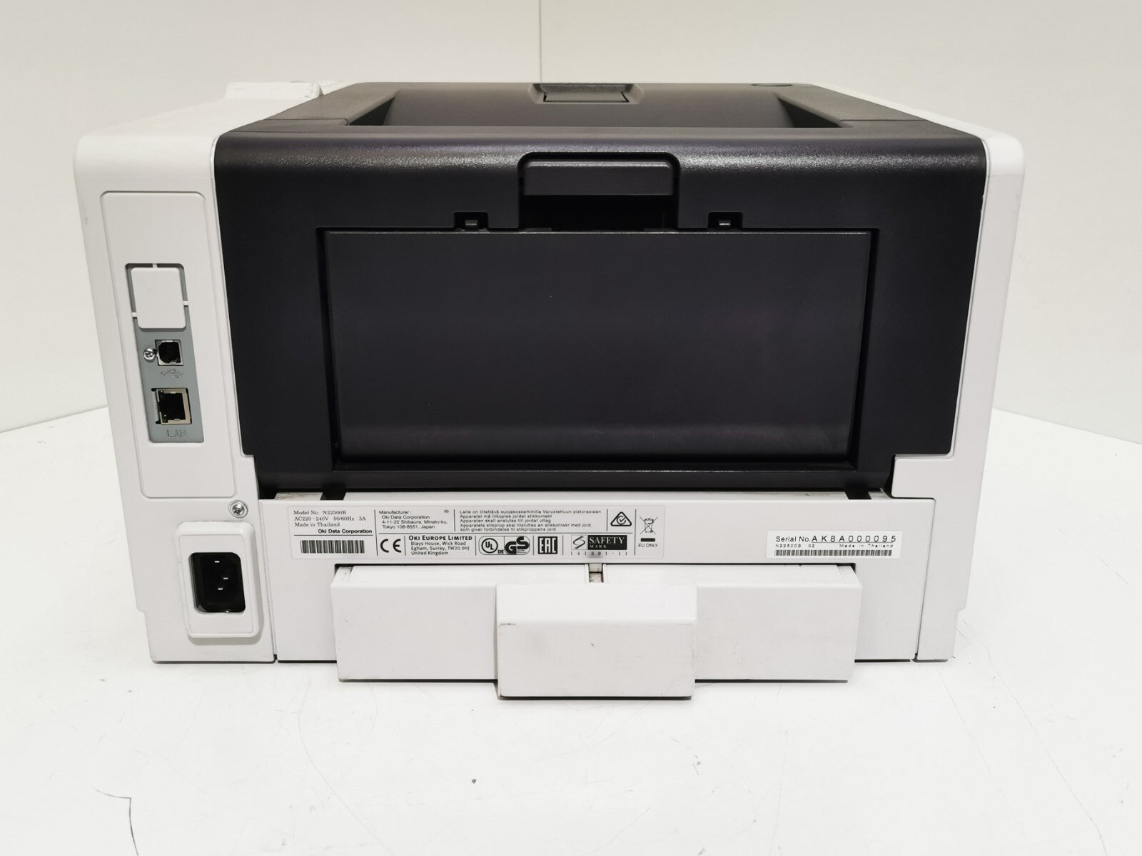 OKI B412 Monochrome Laser Printer - USB/Ethernet - 47547 Page Count
