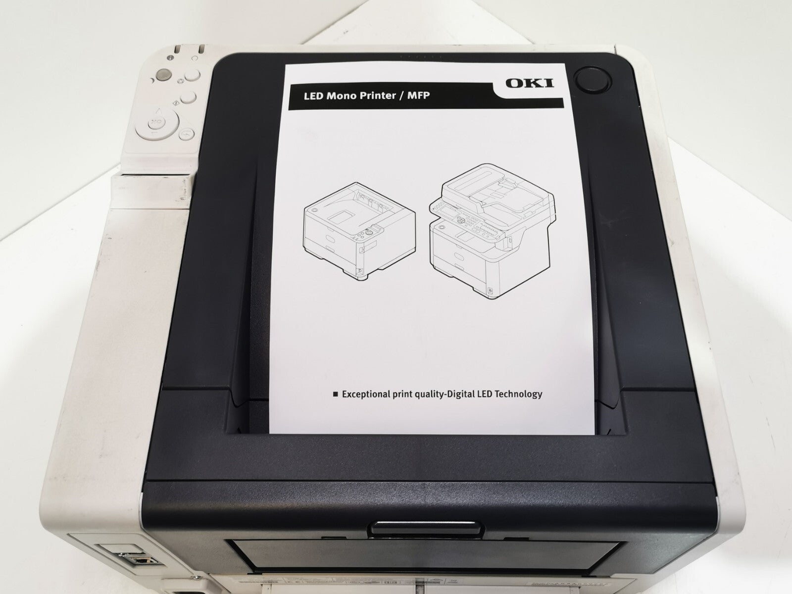 OKI B412 Monochrome Laser Printer - USB/Ethernet - 47547 Page Count