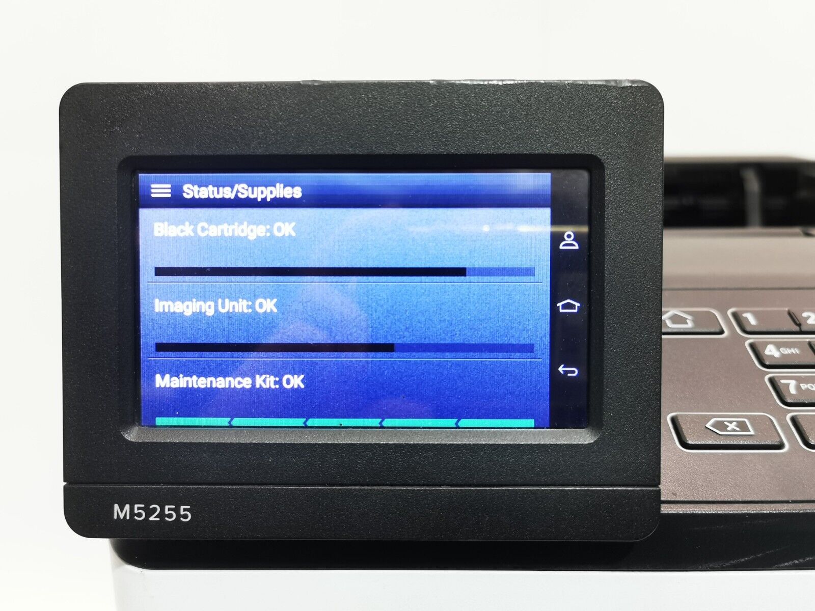 Lexmark M5255 Monochrome Laser Printer - USB/Ethernet - 46841 Page Count