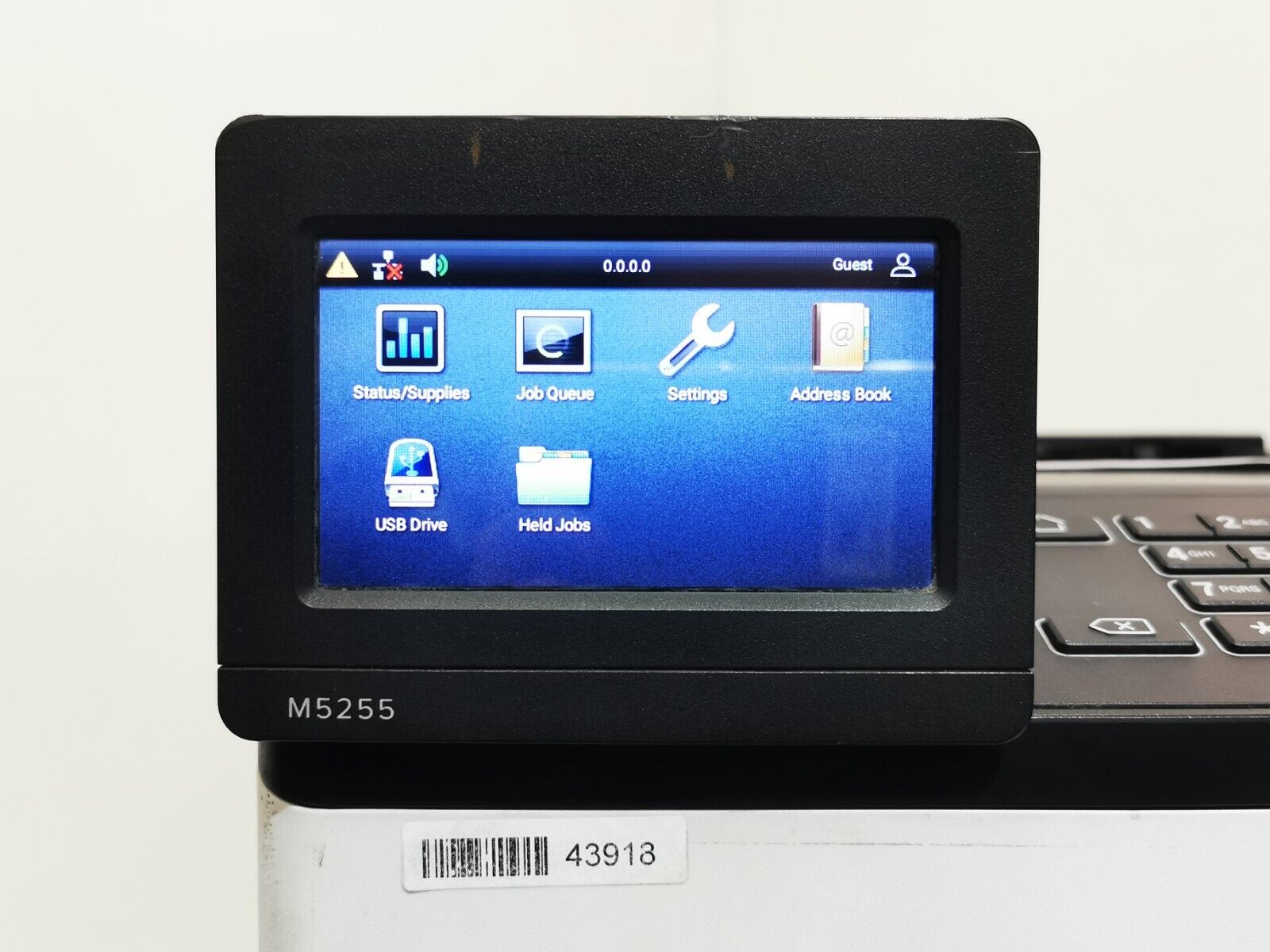 Lexmark M5255 Monochrome Laser Printer - USB/Ethernet - 175472 Page Count