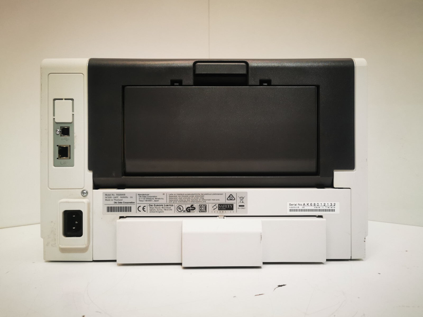 OKI B412 Monochrome Laser Printer - USB/Ethernet - 70951 Page Count