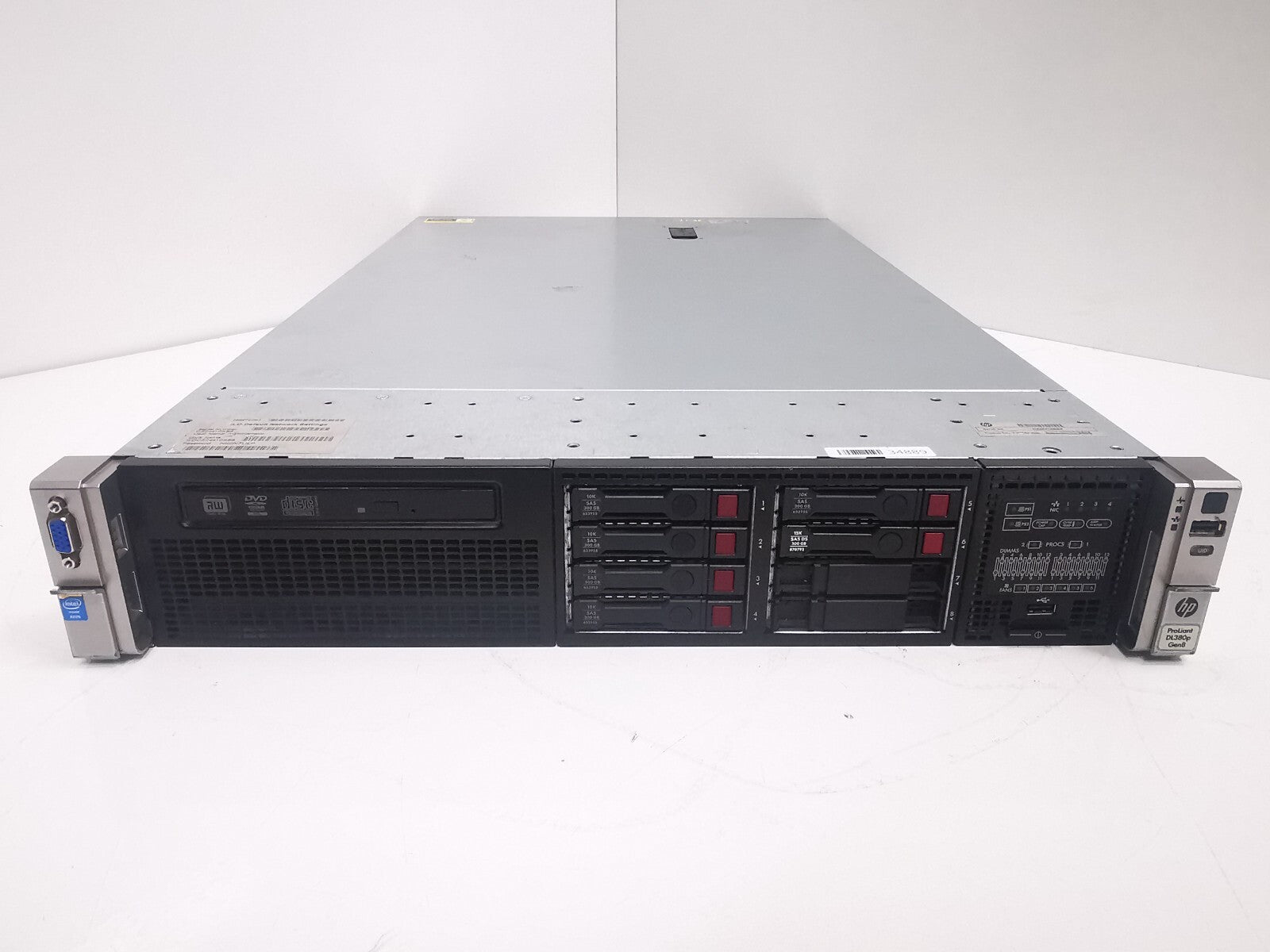 HP ProLiant DL380P G8 Rack Server - Intel Xeon / 24GB RAM / 6x 300GB SAS HDD's