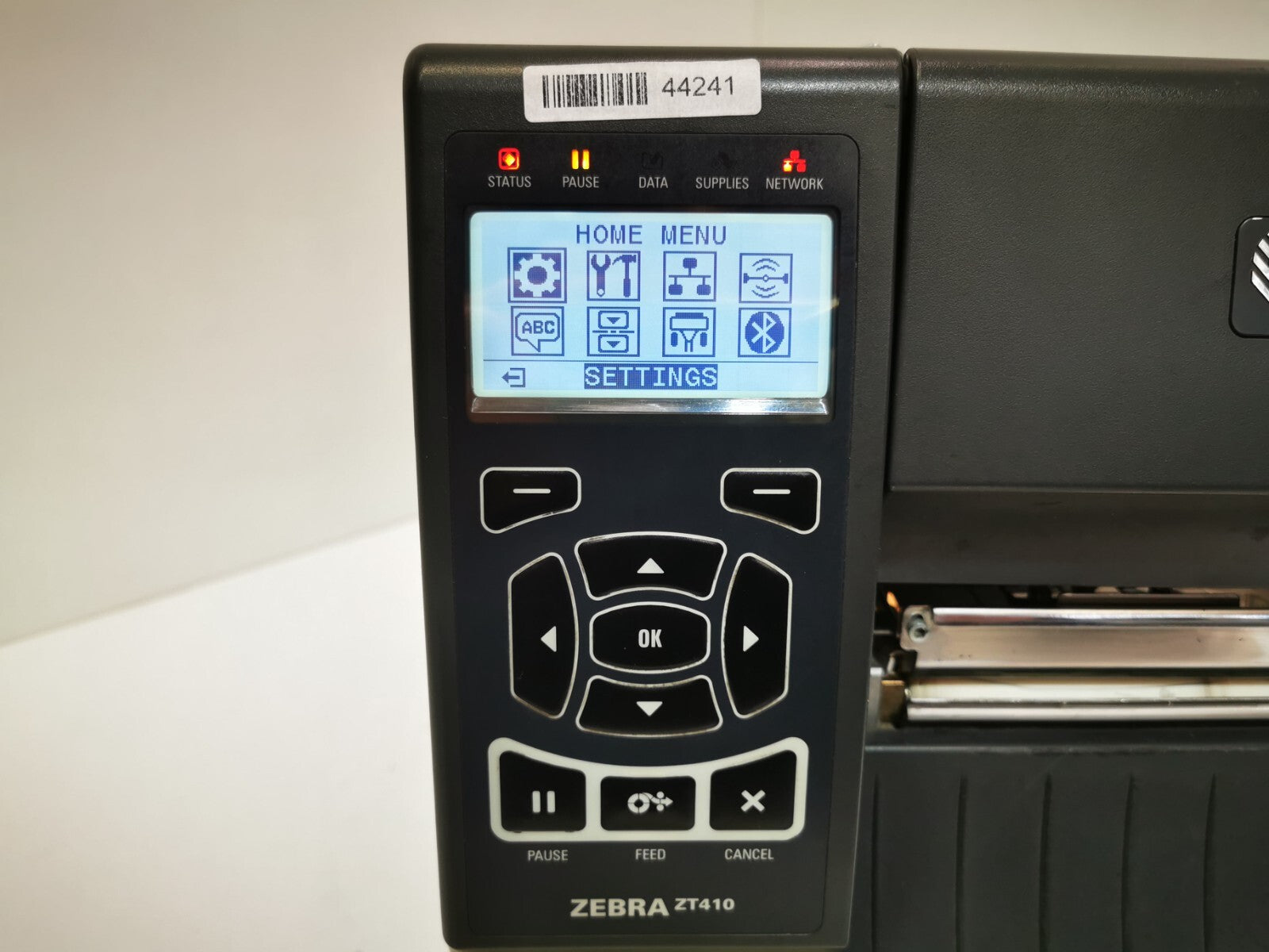 Zebra ZT410 Label Printer - Black / Ethernet / USB / RS232 / PSU Included