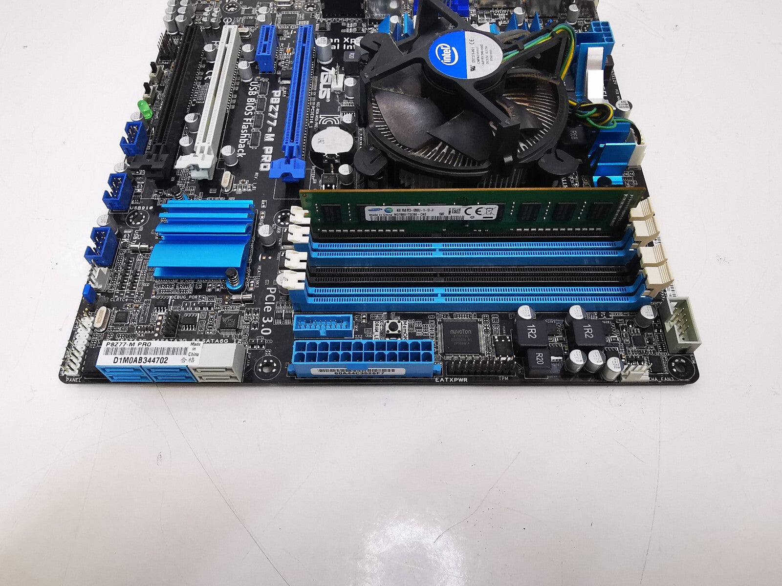 Asus P8Z77-M Pro ATX Motherboard + Intel i5-3570 CPU @ 3.4GHz + 4GB RAM Bundle
