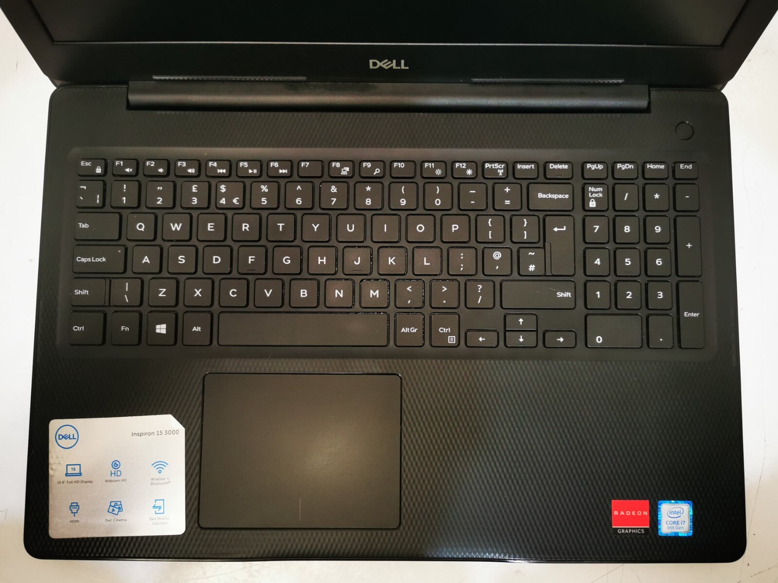 Dell Inspiron 3580 15.6" Laptop - 8th Gen i7/8GB RAM/256GB SSD/Windows 11 Pro