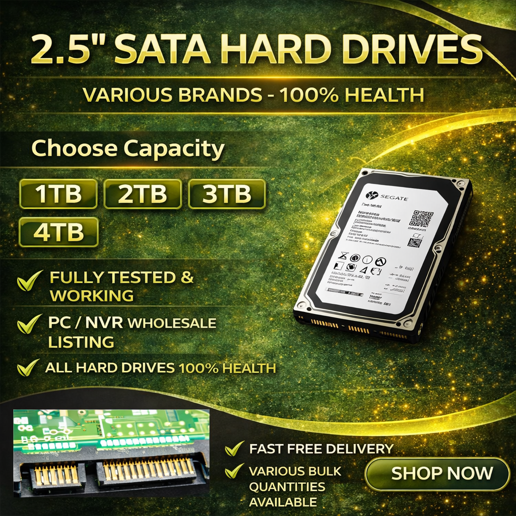 2.5" Hard Drive SATA 1TB 2TB 3TB 4TB  Various - Ps3 Ps4 PC Laptop Wholesale