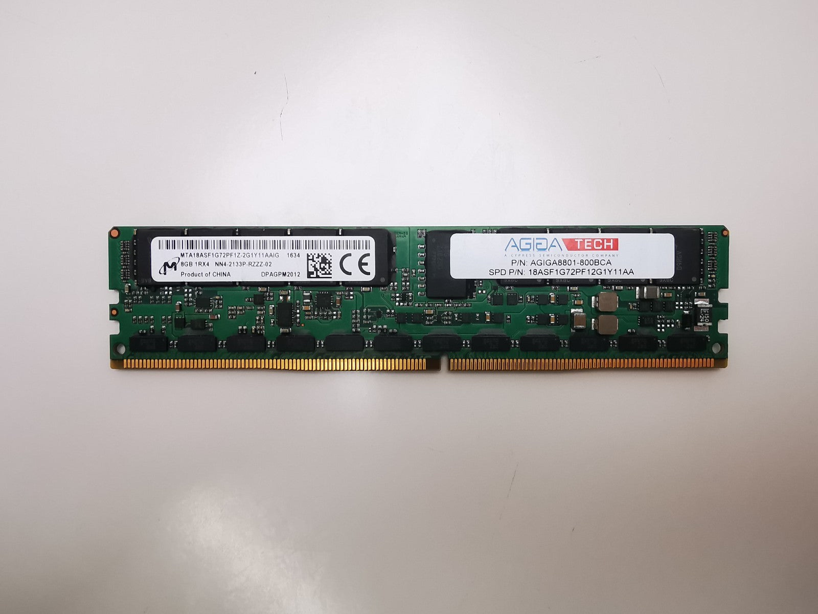 AGIGA8801-800BCA-NIMBLECS3000 AGIGA TECH 8GB 1RX4 NN4-2133P NVDIMM-N FOR NIMBLE