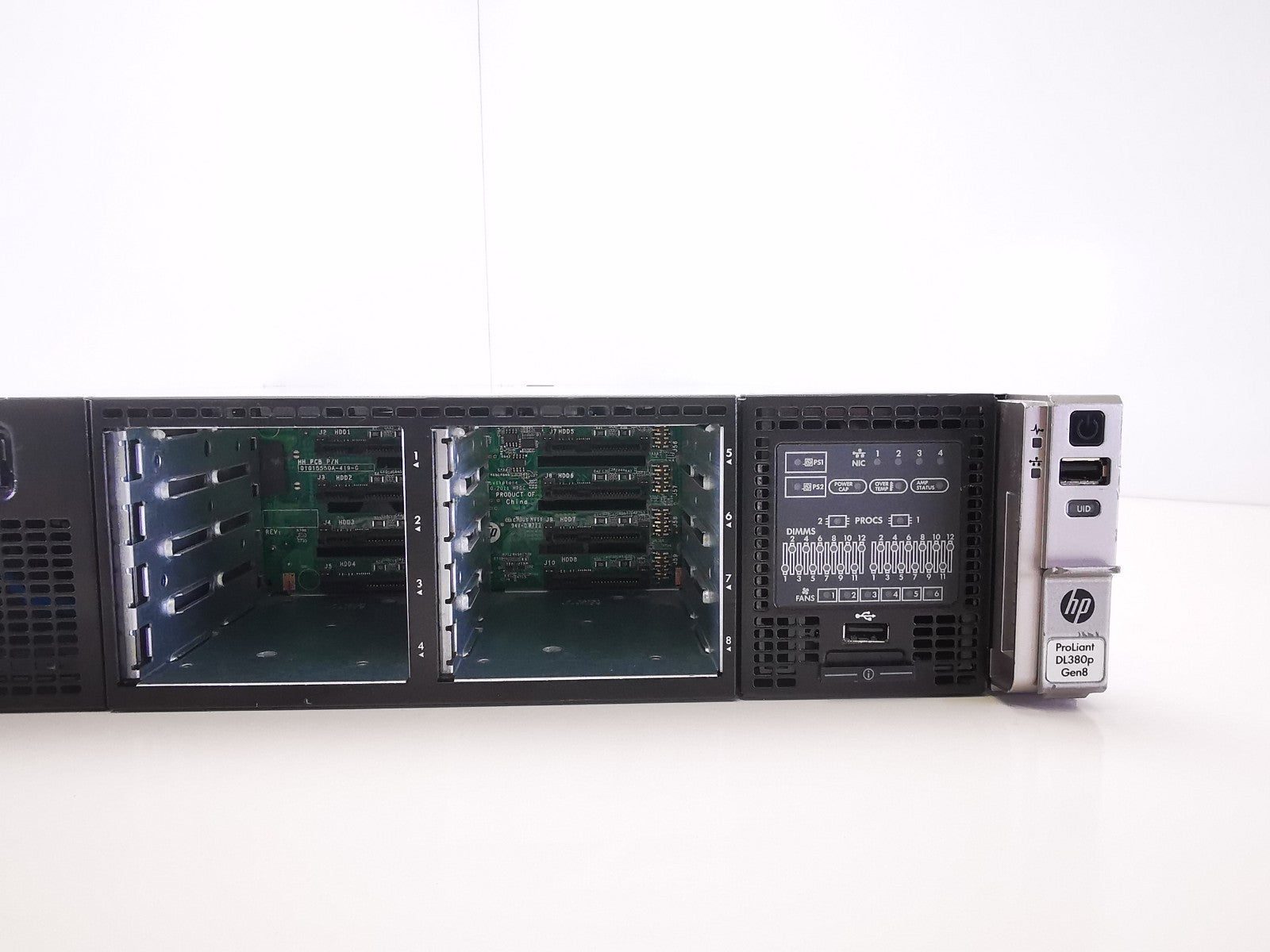 HP Proliant DL380p Gen8 2 x Xeon E5-2630 2.3GHz 48GB Rack Server G8