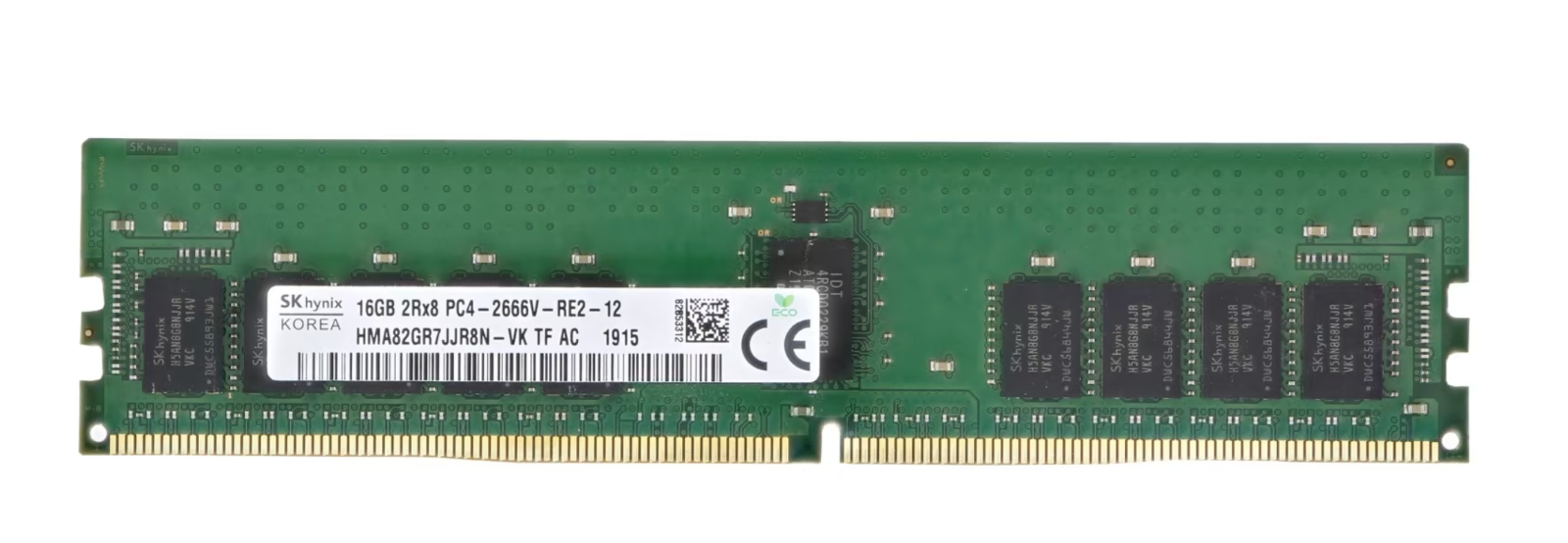 Hynix HMA82GR7JJR8N-VK 16GB 2Rx8 PC4-2666V DDR4 RDIMM ECC Server RAM