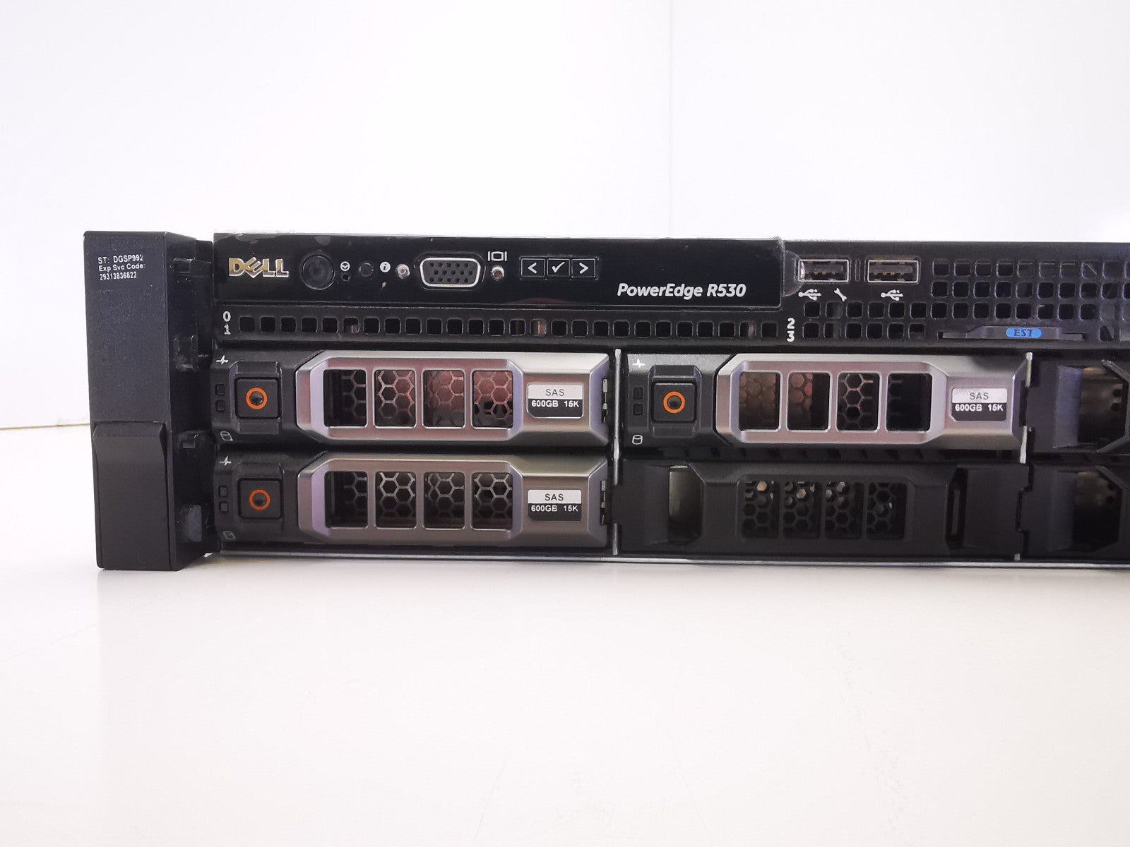 Dell PowerEdge R530 Xeon E5-2623 8GB H730 Server - 1.8TB 15K Storage 10GBE