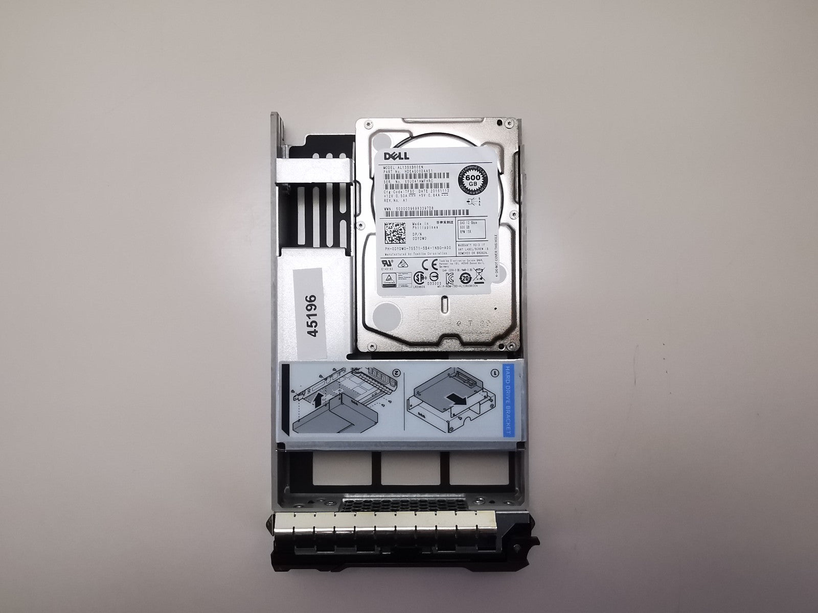 Dell PowerEdge R530 Xeon E5-2623 8GB H730 Server - 1.8TB 15K Storage 10GBE