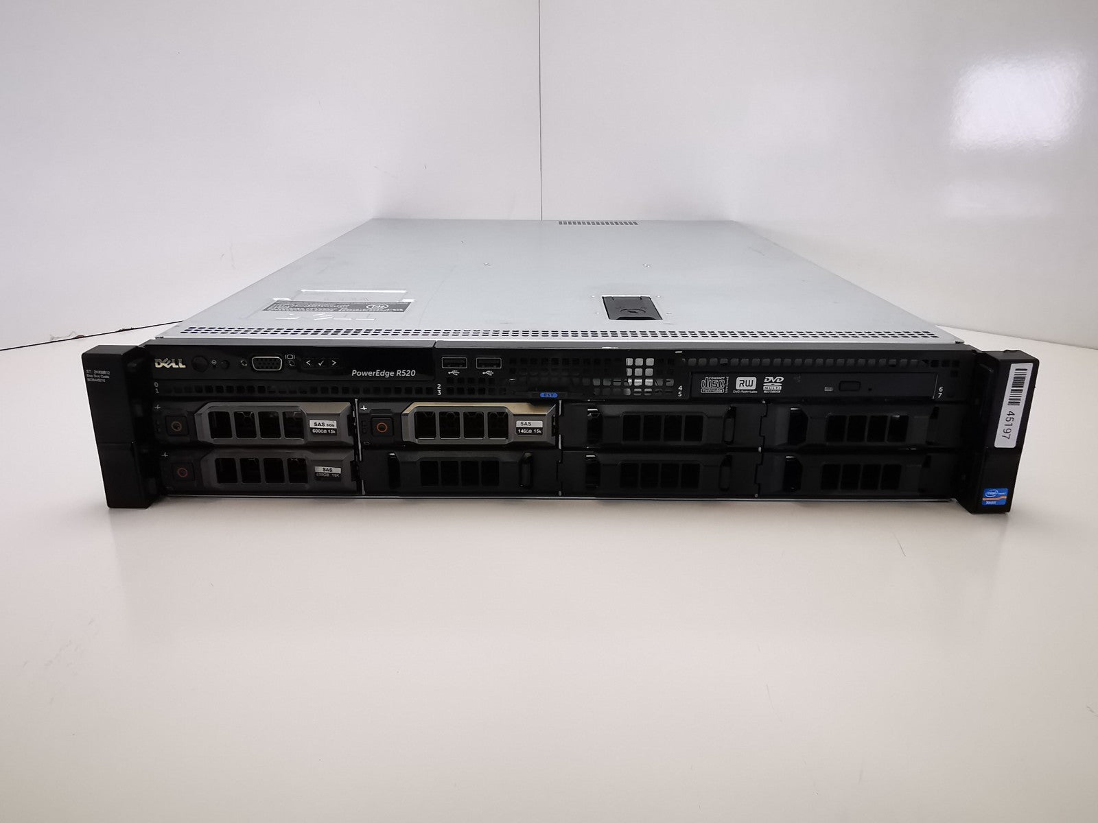 Dell PowerEdge R520 Xeon E5-2420 2.2GHz 64GB 8-Bay Rack 600GB , 10GBE Server
