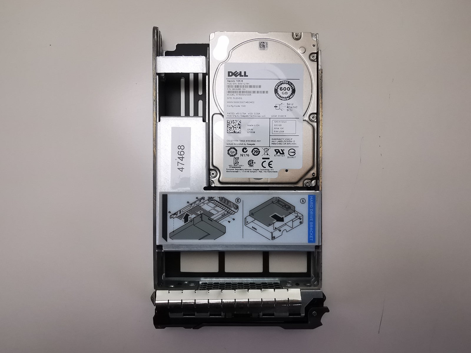 Dell PowerEdge R520 2x Xeon E5-2440, 56GB 8-Bay Rack 4x600GB 10K SAS - 2.4TB