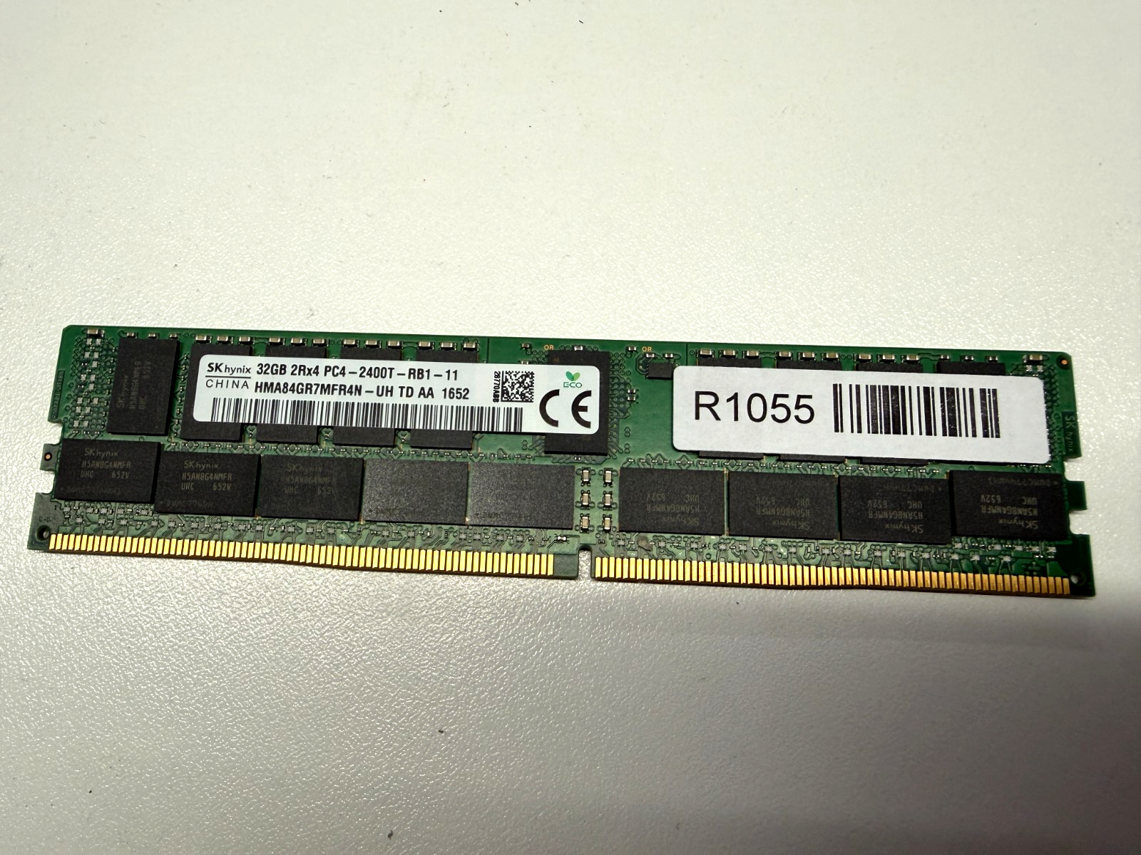 SK Hynix 32GB 2Rx4 PC4 -2400T - (2400MHz) ECC Server RAM HMA84GR7MFR4N-UH Server