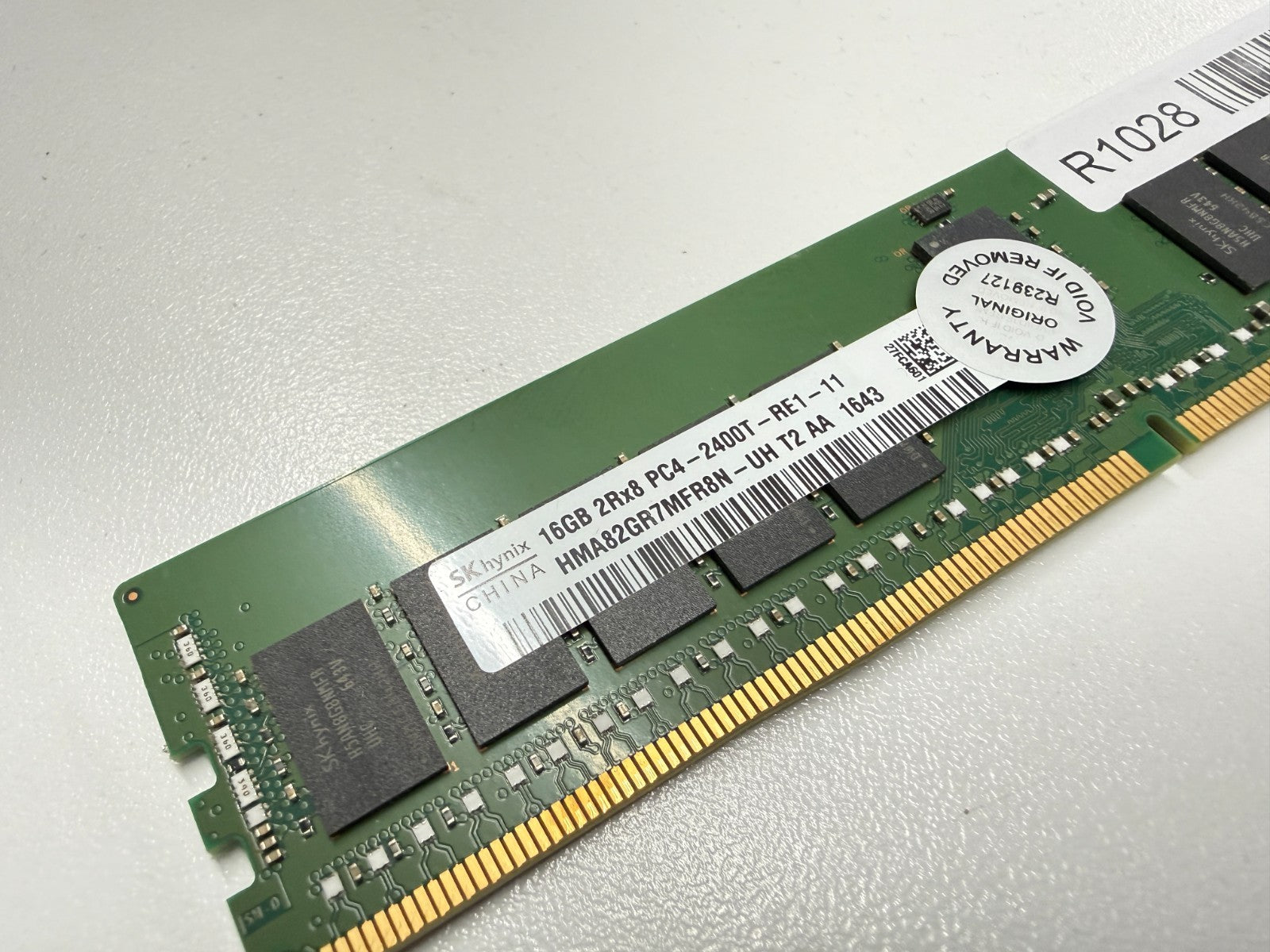 SK Hynix 16GB DDR4 2400MHz PC4-19200 Registered RAM Module HMA82GR7AFR8N-UH VAT