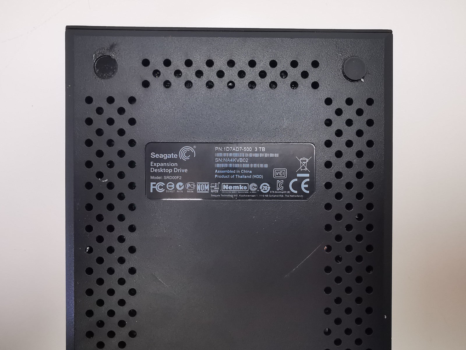 Seagate 1D7AD7-500 3TB - 3TB External HDD
