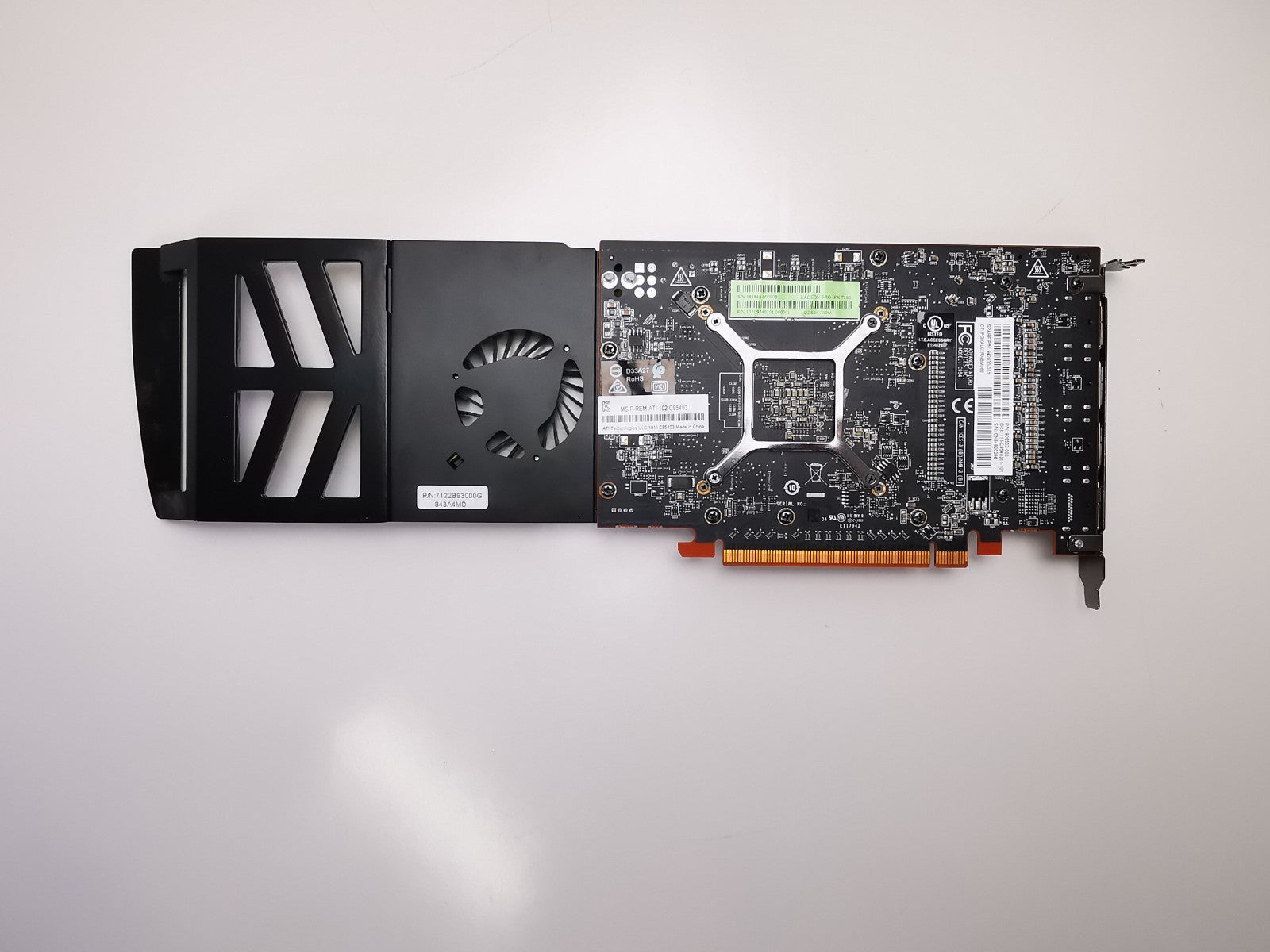 AMD Radeon Pro WX7100 Graphics Card - 6GB VRAM/Single Slot - Tested and Working
