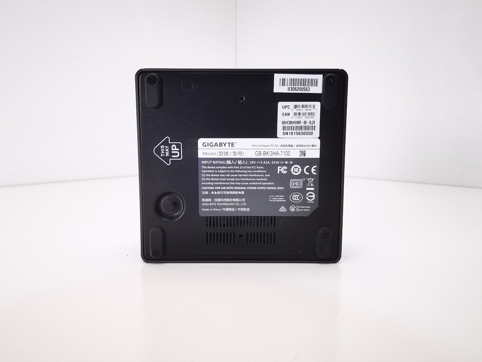 Intel GB-BSi3HA-7100 Mini NUC – i3 2.4GHz, 4GB RAM, 120GB, Win11 - Not Activated