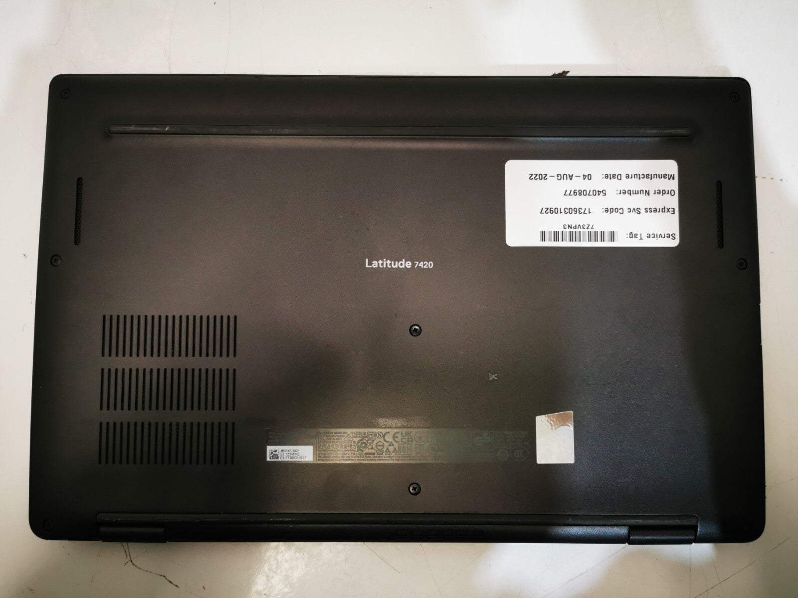 Dell Latitude 7420 14" Laptop - 11th Gen i5/8GB RAM/256GB SSD/ Win 11 -BIOS LOCK