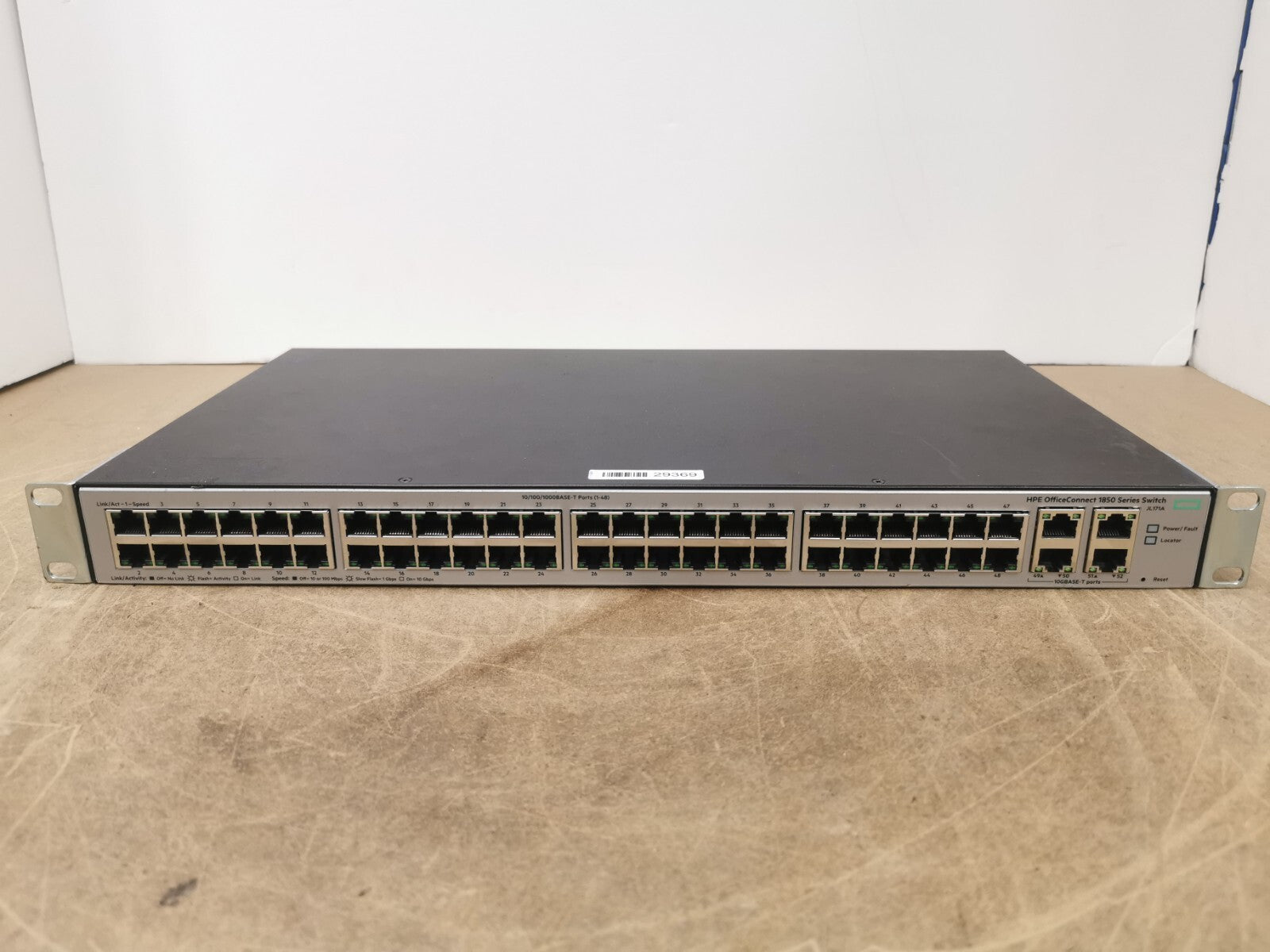 HPE OfficeConnect 1850 48G 4XGT Managed Switch – 48×1 Gb + 4×10 Gb Uplinks