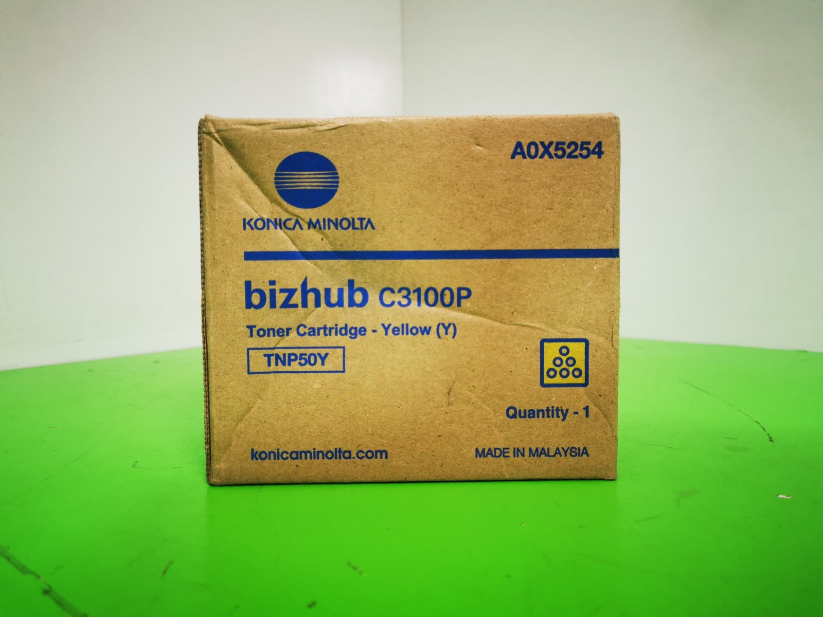 Genuine Konica Minolta TNP50Y -  Yellow Toner Cartridge