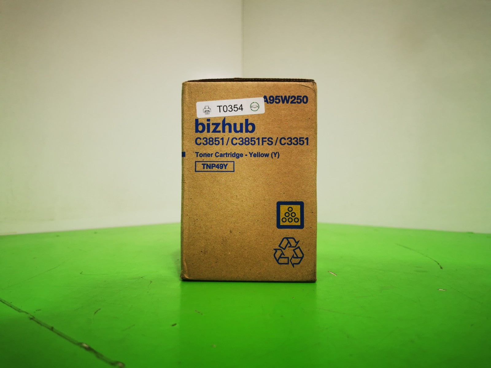 Genuine Konica Bizhub TNP49Y Yellow Toner Cartridge - Genuine