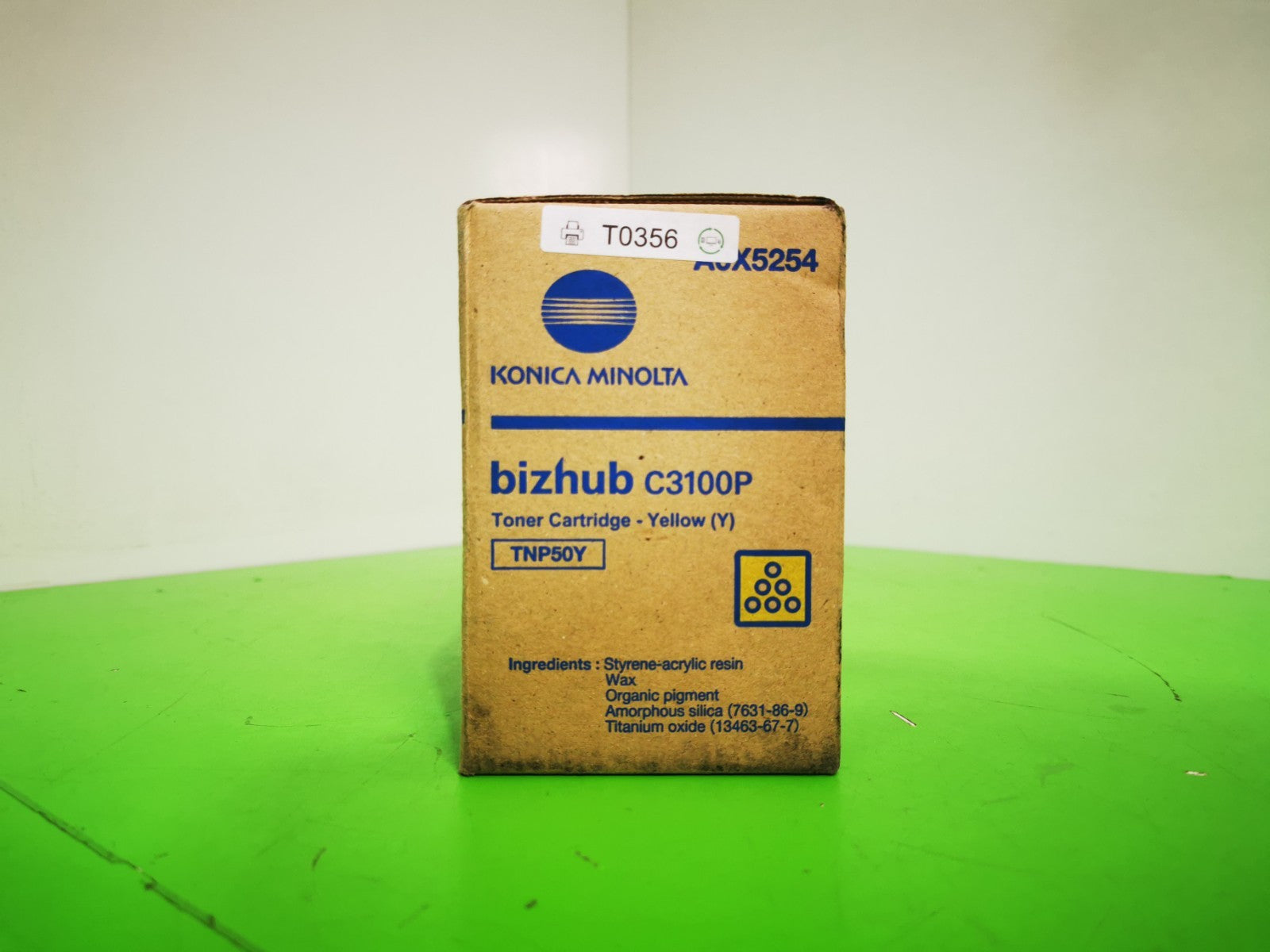 Genuine Konica Minolta TNP50Y -  Yellow Toner Cartridge