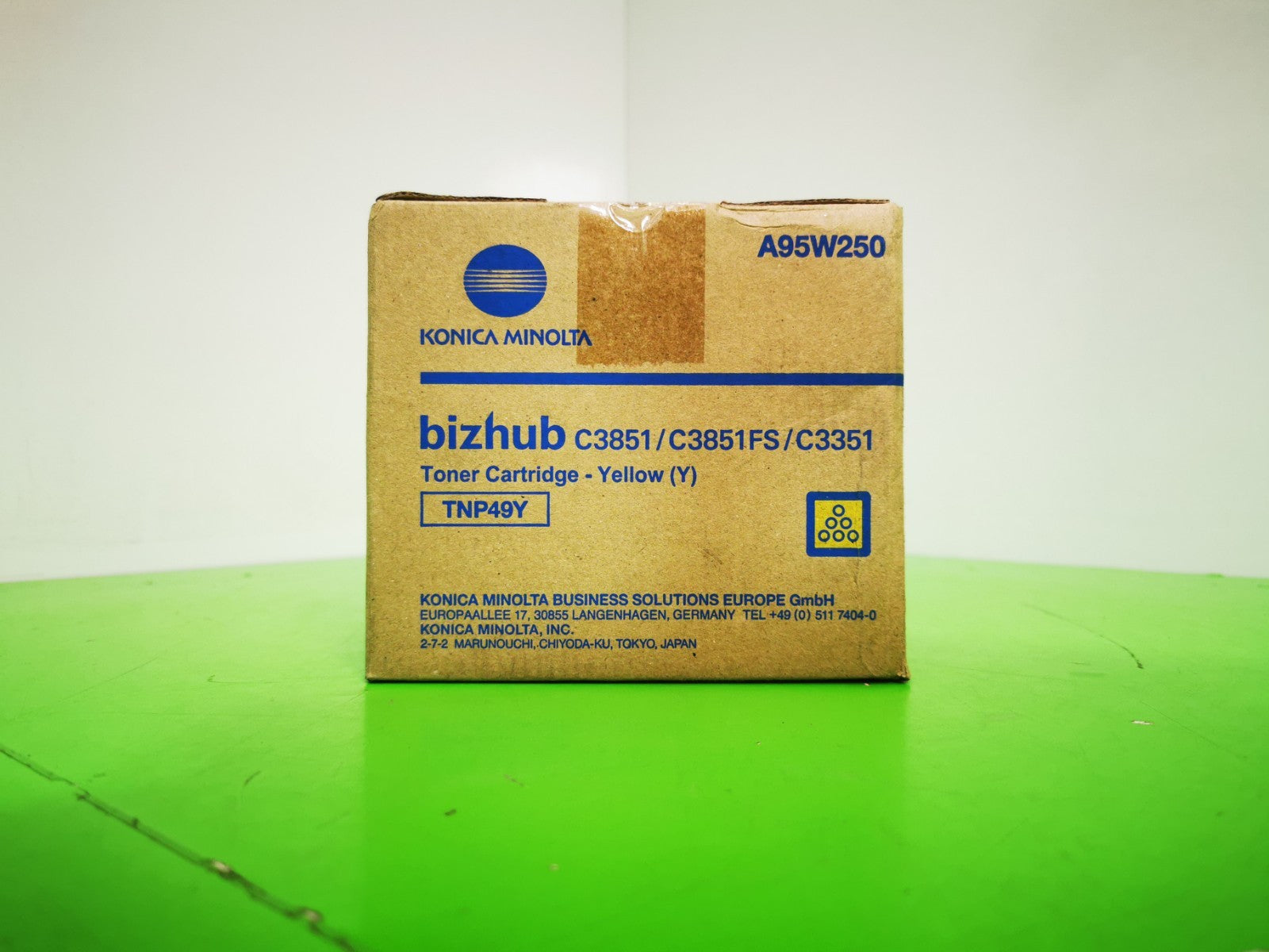 Genuine Konica Bizhub TNP49Y Yellow Toner Cartridge - Genuine